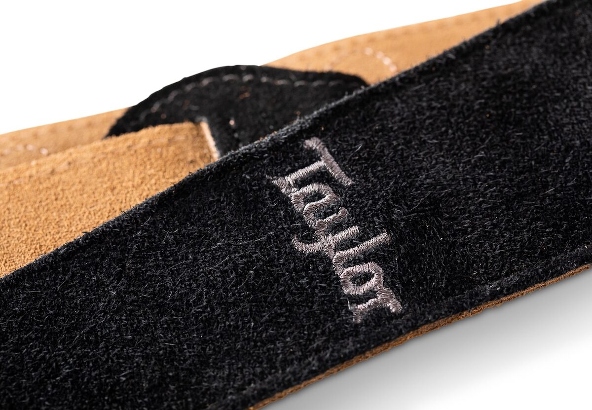 Taylor 2.5" Embroidered Suede Guitar Strap 5 Taylor 2.5" Embroidered Suede Guitar Strap