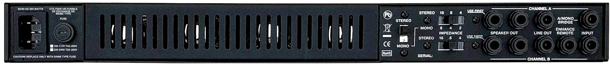 Fryette LX II Stereo Tube Guitar Power Amplifier (2x50 Watts) 4 Fryette LX II Stereo Tube Guitar Power Amplifier (2x50 Watts)