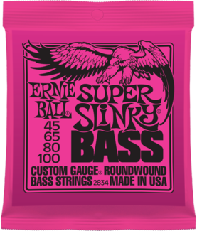 Ernie Ball P02834 Nickel Wound Super Slinky Electric Bass Strings