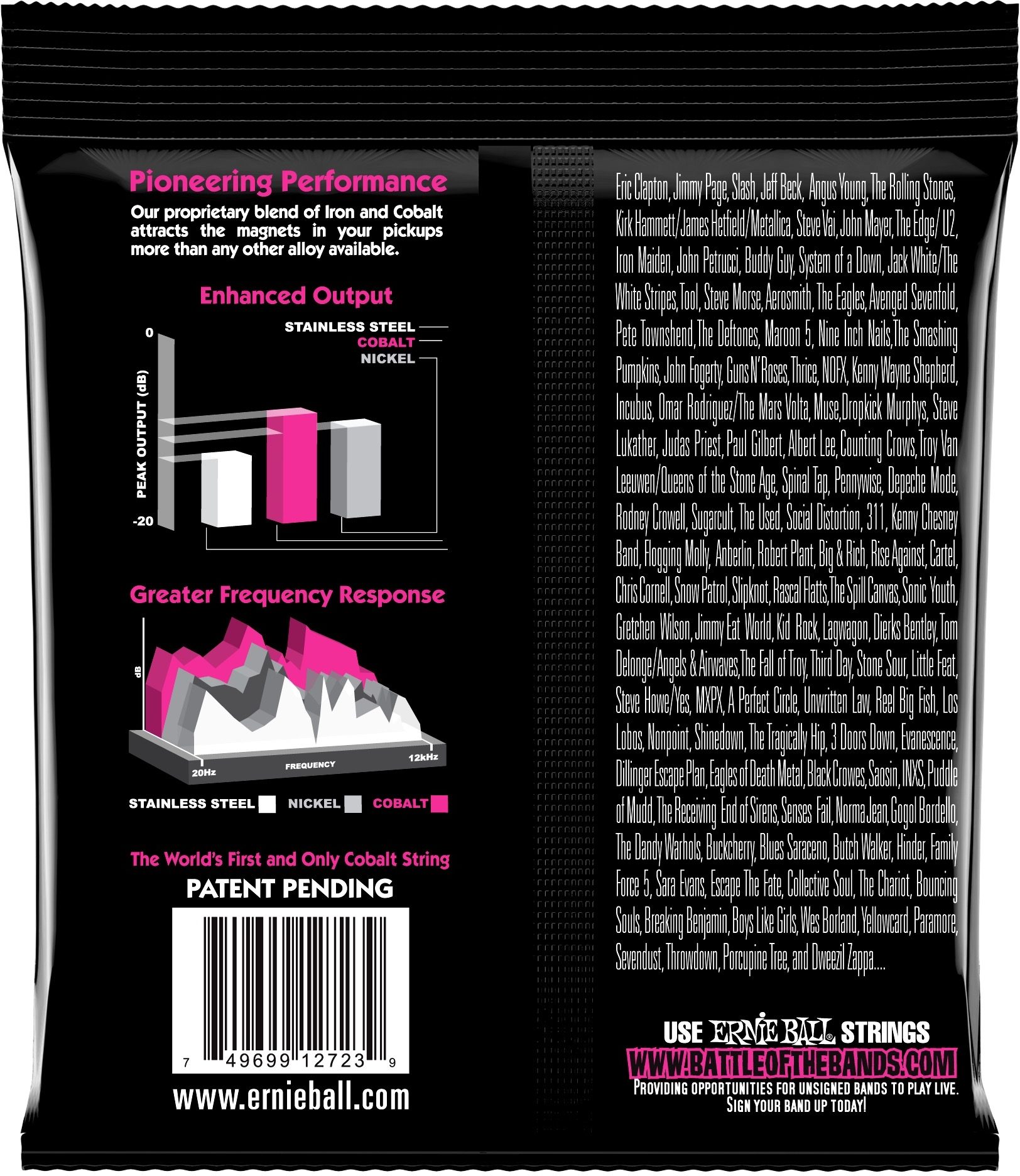 Ernie Ball Super Slinky Cobalt Electric Guitar Strings - 9-42 Gauge 2 Ernie Ball Super Slinky Cobalt Electric Guitar Strings - 9-42 Gauge