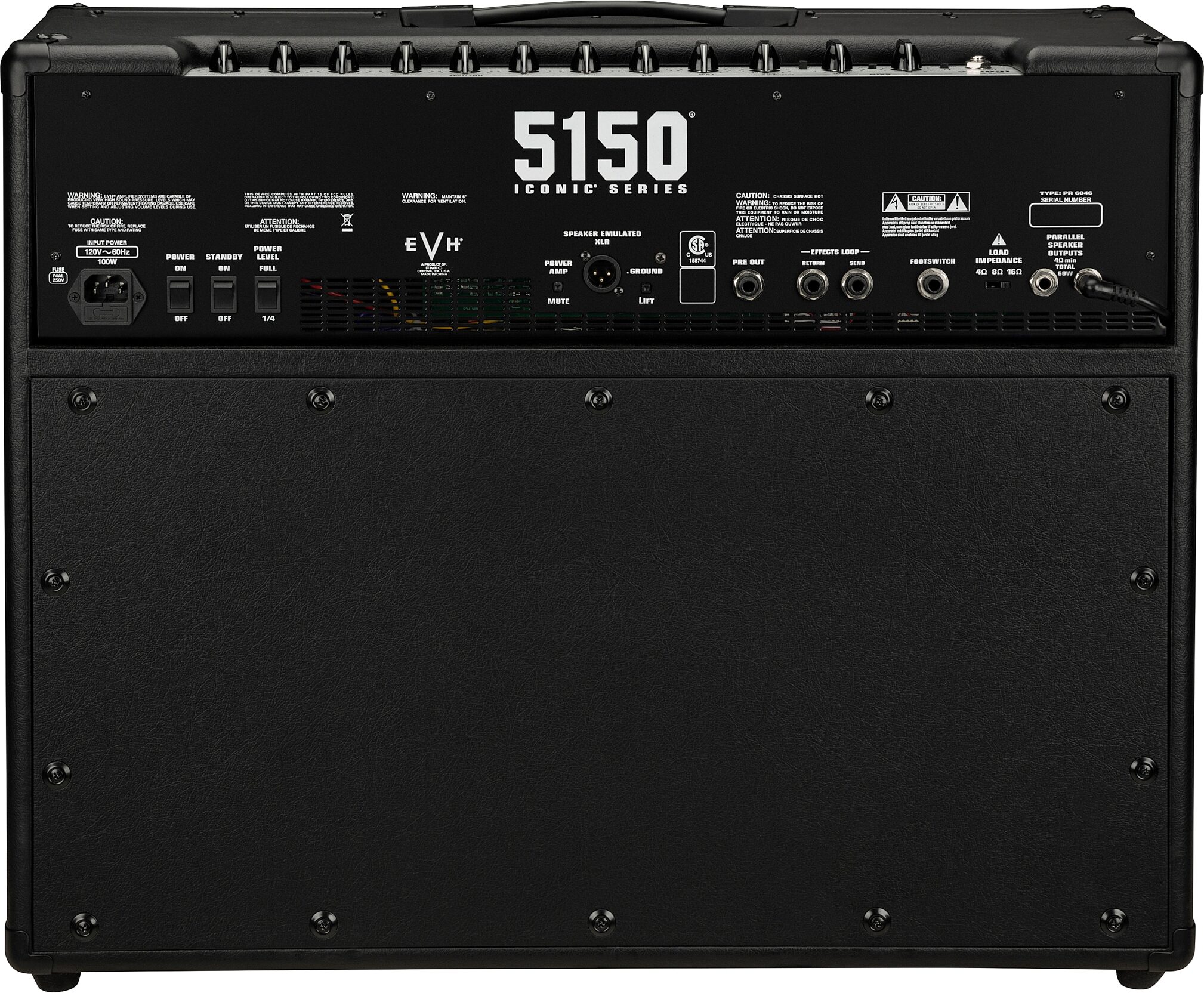 EVH Eddie Van Halen 5150 Iconic Series Guitar Combo Amplifier (60 Watts, 2x12") 2 EVH Eddie Van Halen 5150 Iconic Series Guitar Combo Amplifier (60 Watts, 2x12")