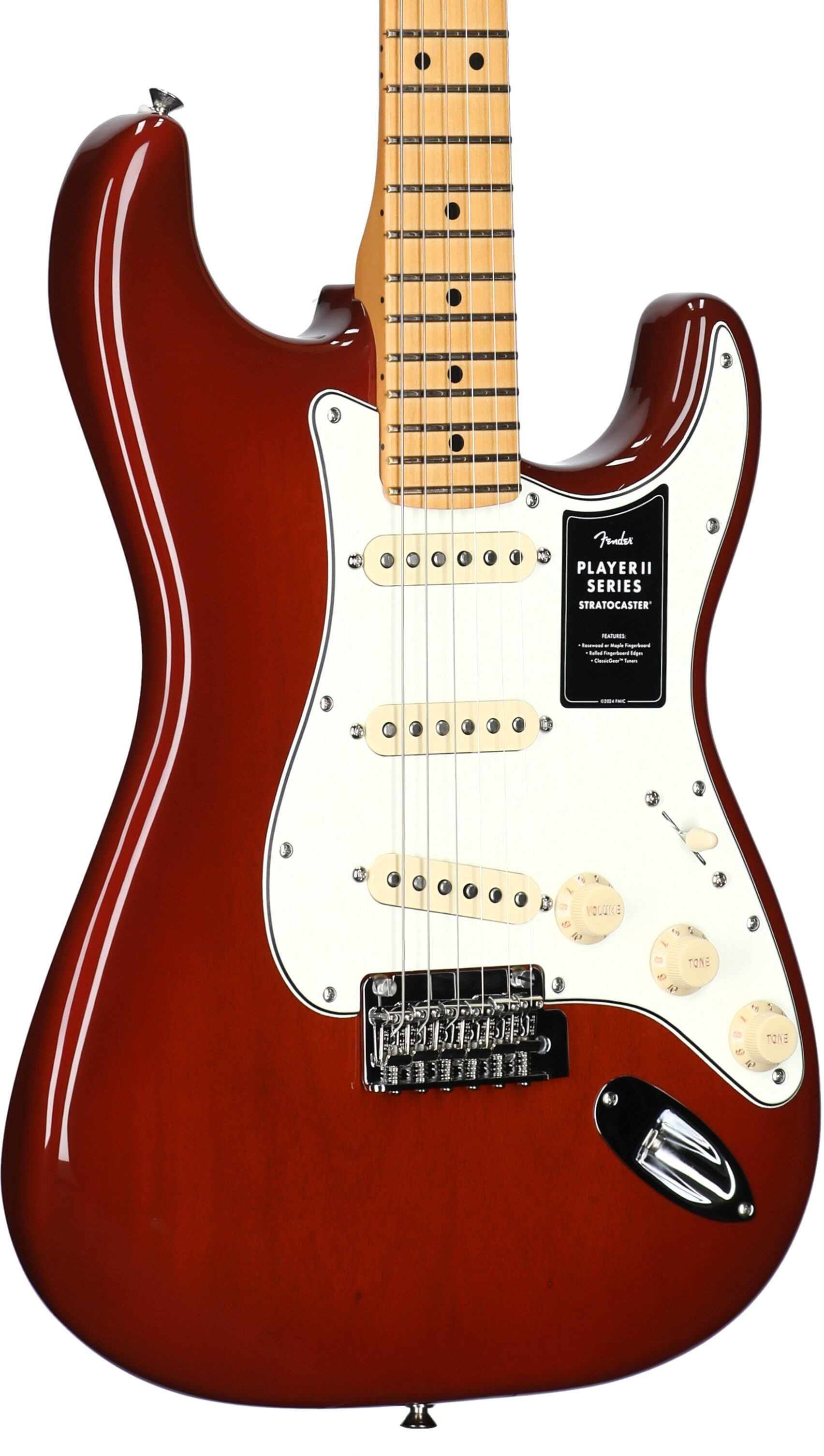 Fender Player II Stratocaster Chambered Mahogany Electric Guitar 3 Fender Player II Stratocaster Chambered Mahogany Electric Guitar