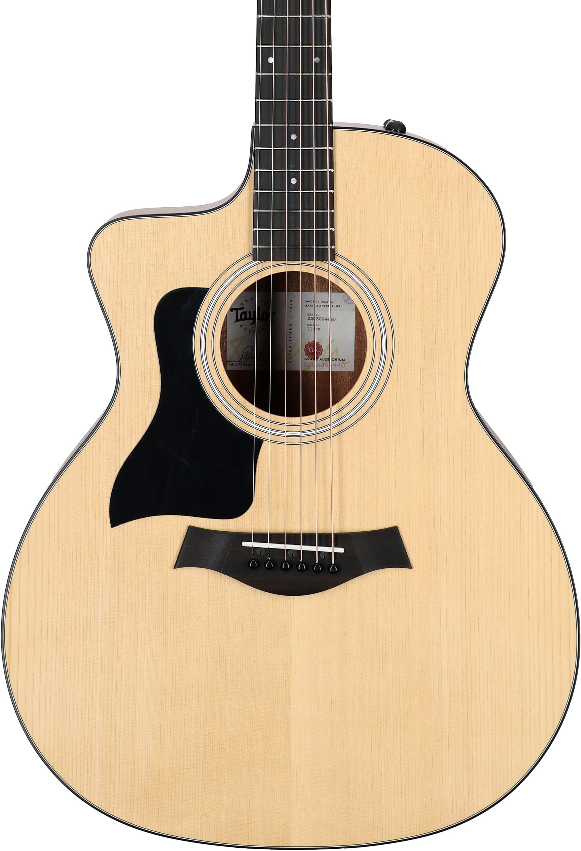 Taylor 114ce Grand Auditorium Acoustic-Electric Guitar, Left-Handed (with Gig Bag) 5 Taylor 114ce Grand Auditorium Acoustic-Electric Guitar, Left-Handed (with Gig Bag)