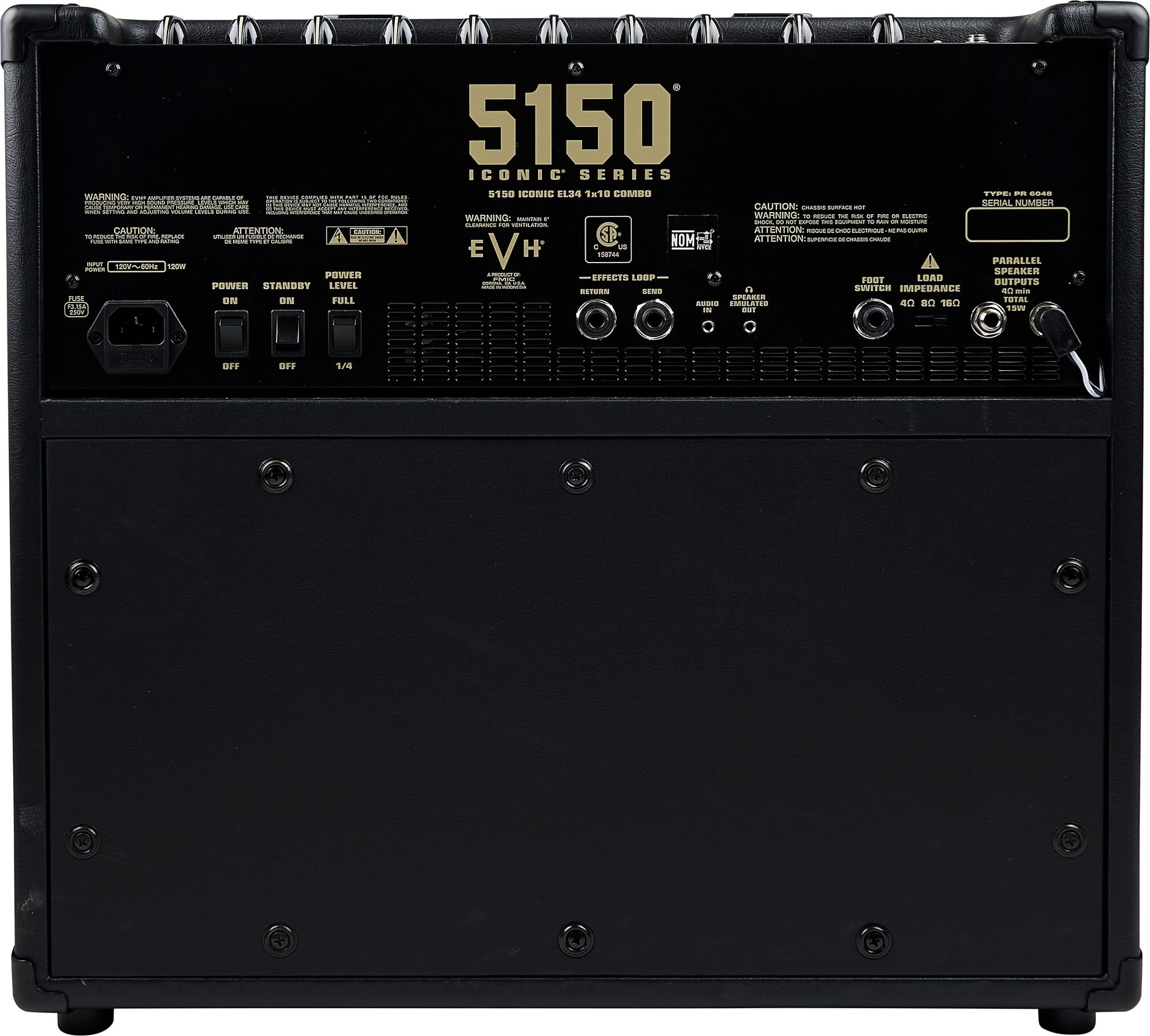 EVH Eddie Van Halen 5150 Iconic Tube Guitar Combo Amplifier (15 Watts, 1x10") 4 EVH Eddie Van Halen 5150 Iconic Tube Guitar Combo Amplifier (15 Watts, 1x10")