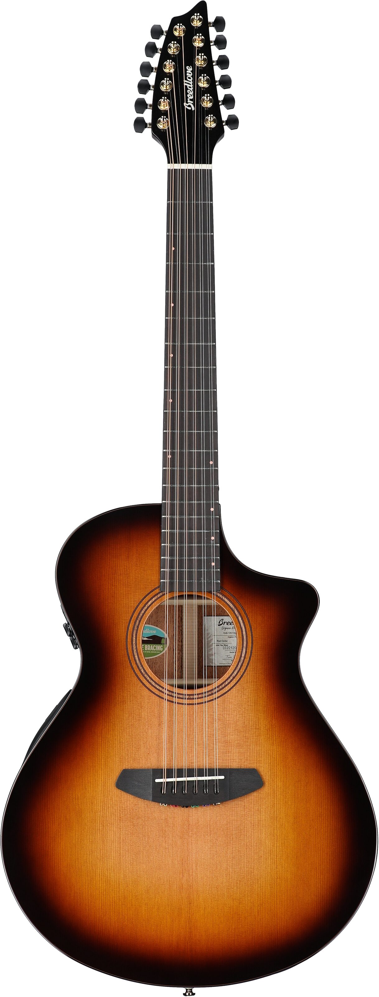 Breedlove Organic Pro Solo Concert CE Acoustic-Electric Guitar, 12-String (with Case) 2 Breedlove Organic Pro Solo Concert CE Acoustic-Electric Guitar, 12-String (with Case)