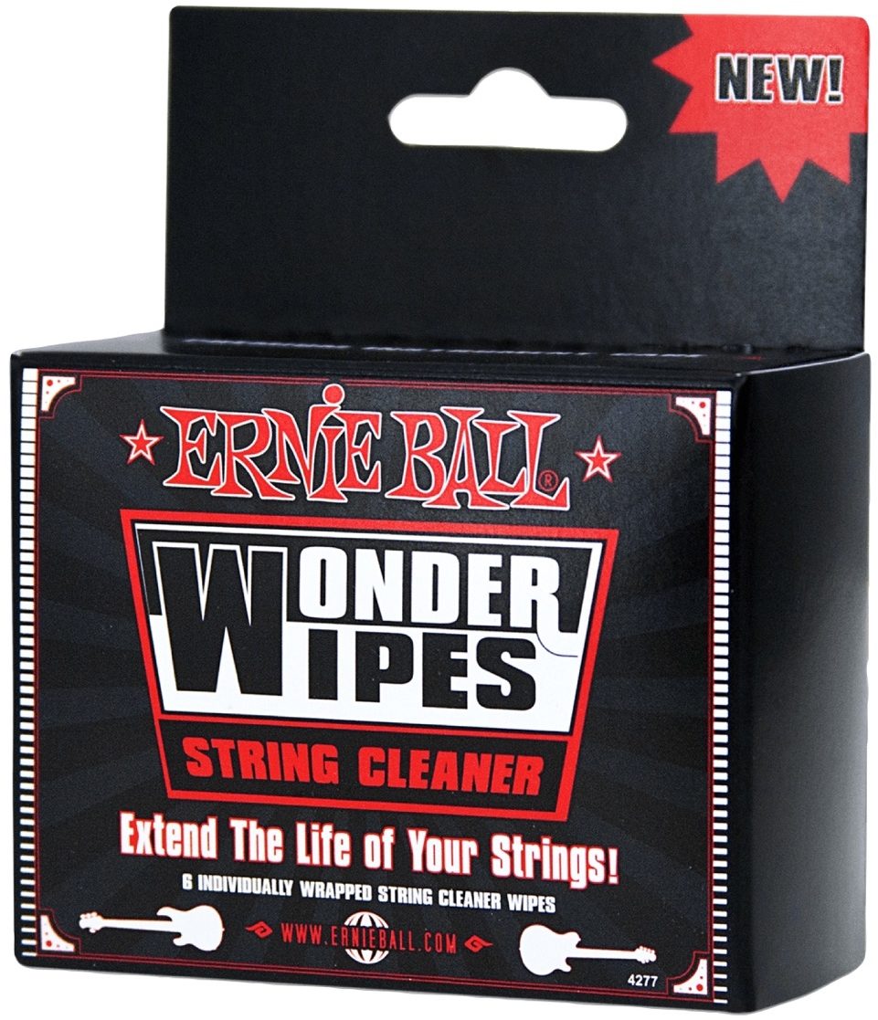 Ernie Ball Wonder Wipes String Cleaner 6-Pack