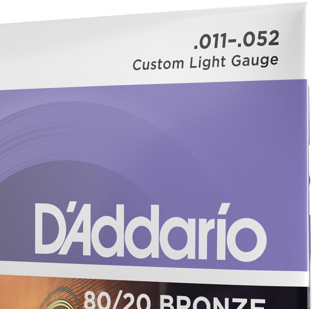 D'Addario 80/20 Bronze Acoustic Guitar Strings 2 D'Addario 80/20 Bronze Acoustic Guitar Strings