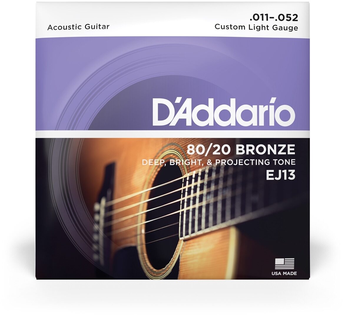 D'Addario 80/20 Bronze Acoustic Guitar Strings 4 D'Addario 80/20 Bronze Acoustic Guitar Strings