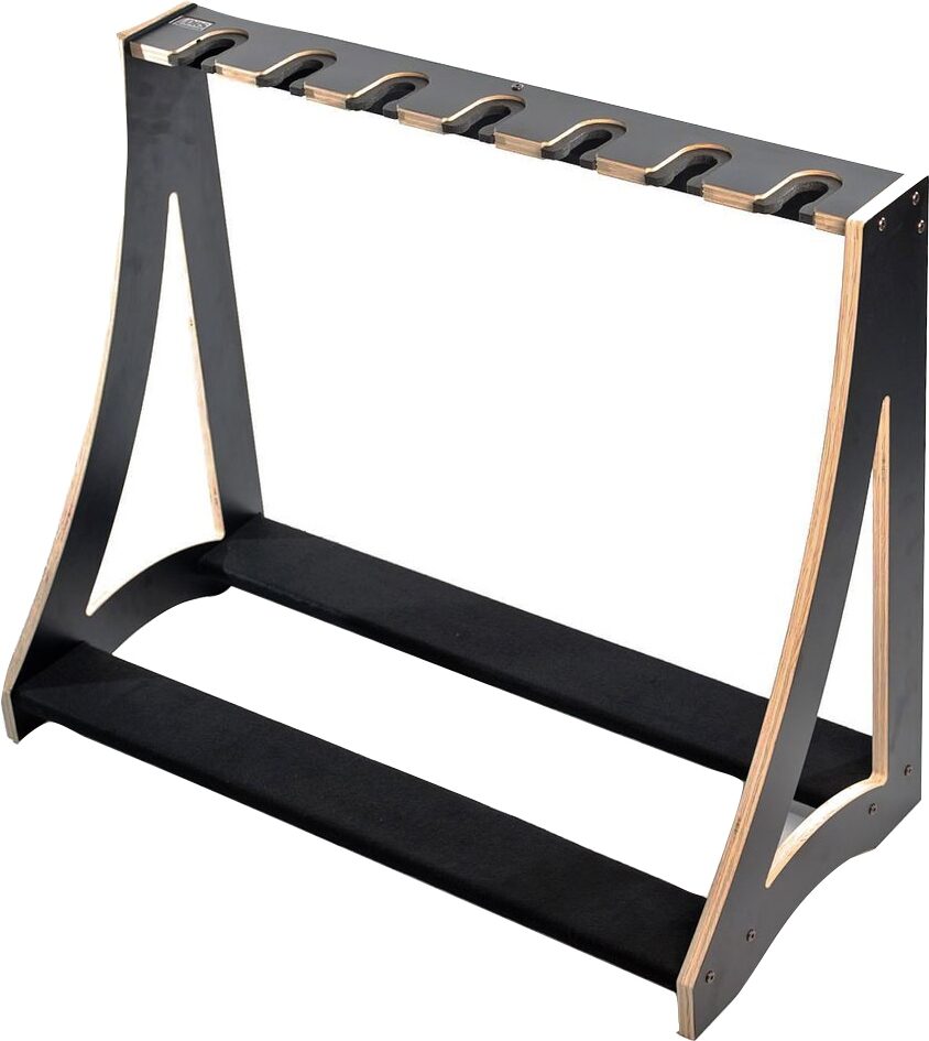 DRS Racks Alpha7 Black Guitar Rack (7-Space)