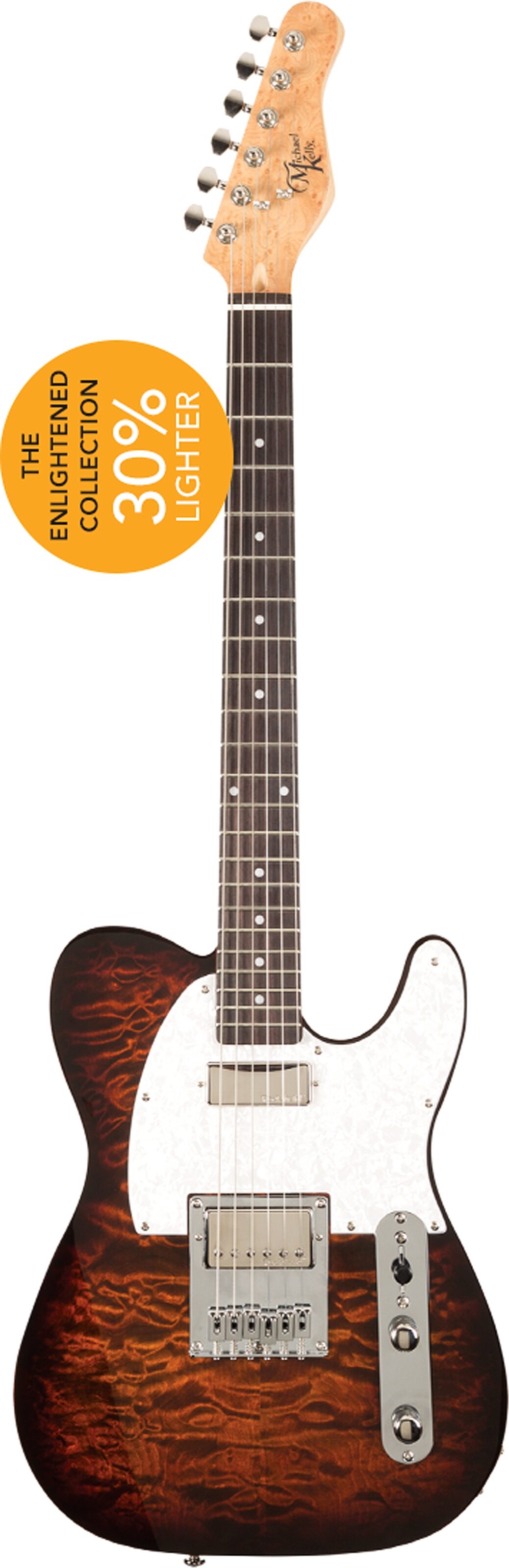 Michael Kelly Enlightened '55 Electric Guitar, Pau Ferro Fingerboard 2 Michael Kelly Enlightened '55 Electric Guitar, Pau Ferro Fingerboard