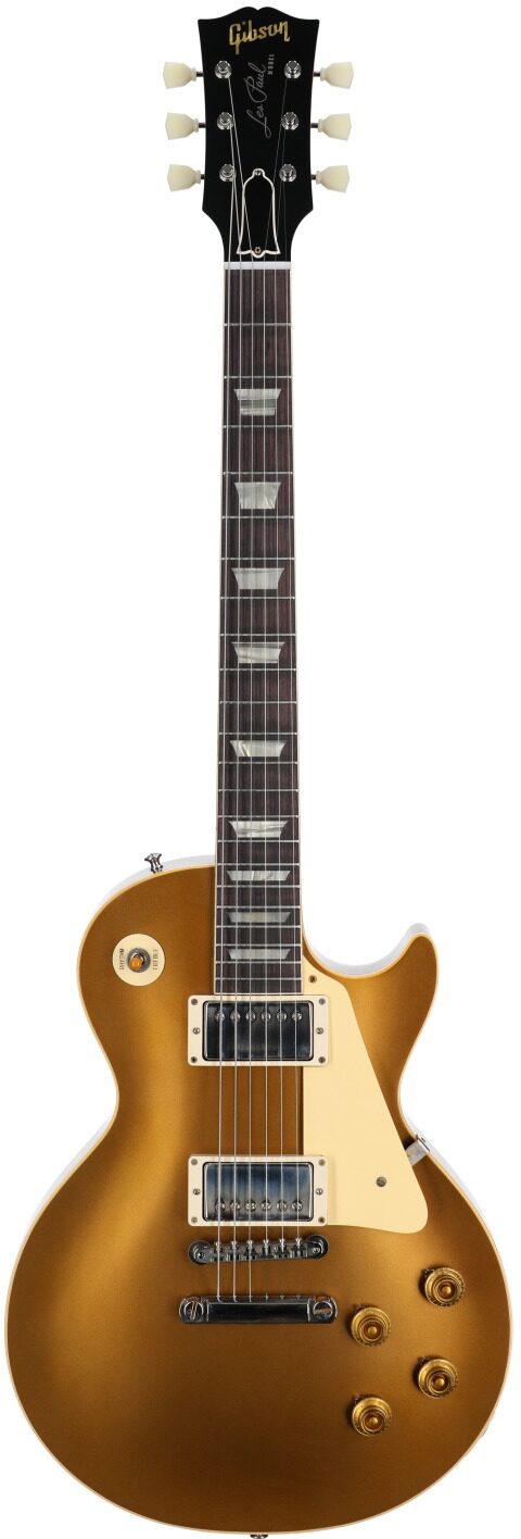 Gibson Custom 57 Les Paul Standard Goldtop VOS Electric Guitar (with Case) 2 Gibson Custom 57 Les Paul Standard Goldtop VOS Electric Guitar (with Case)