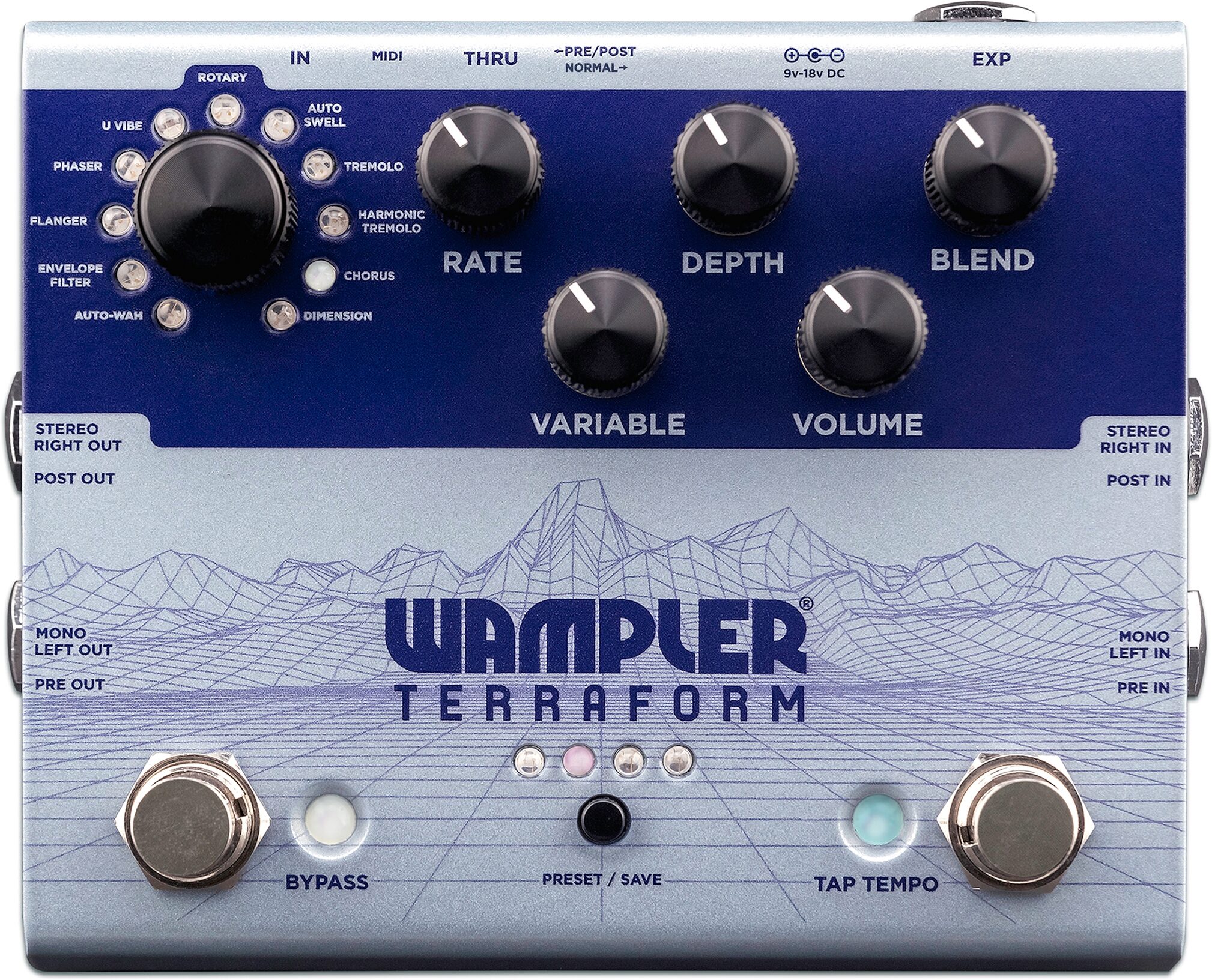 Wampler Terraform Multi-Modulation Pedal
