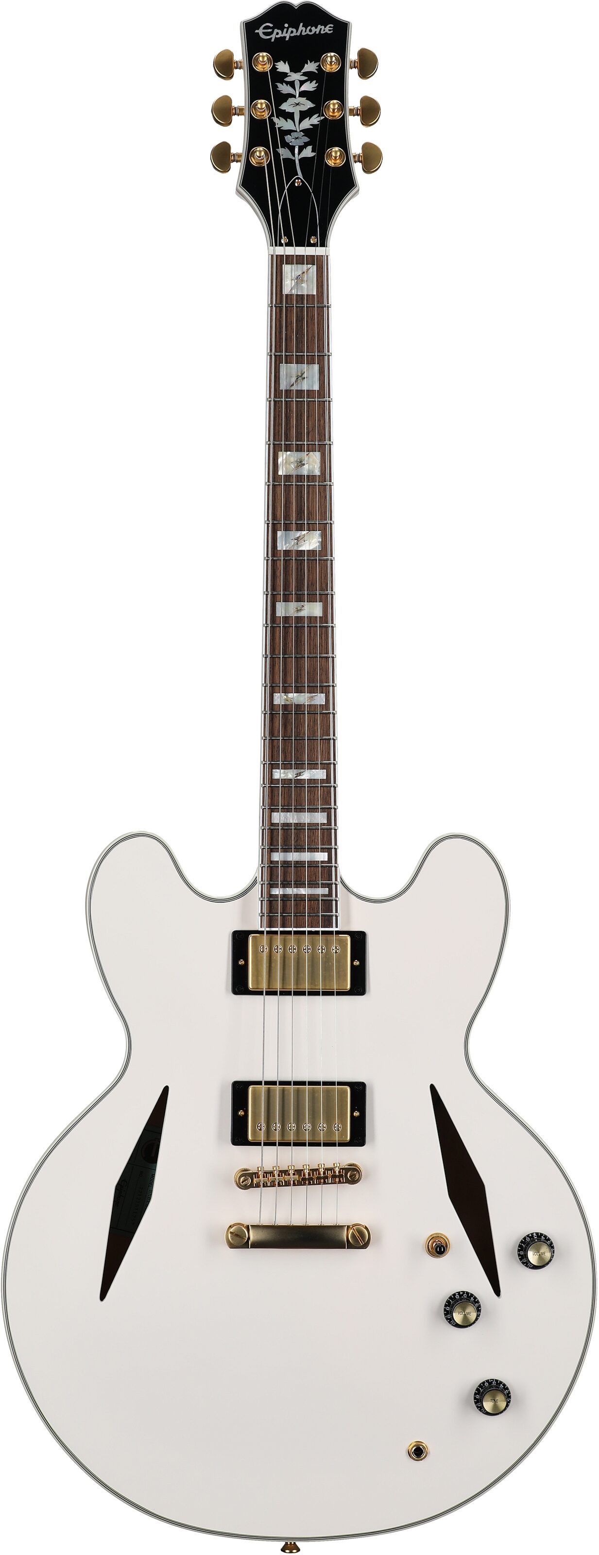 Epiphone Emily Wolfe White Wolfe Sheraton Electric Guitar (with Case) 2 Epiphone Emily Wolfe White Wolfe Sheraton Electric Guitar (with Case)