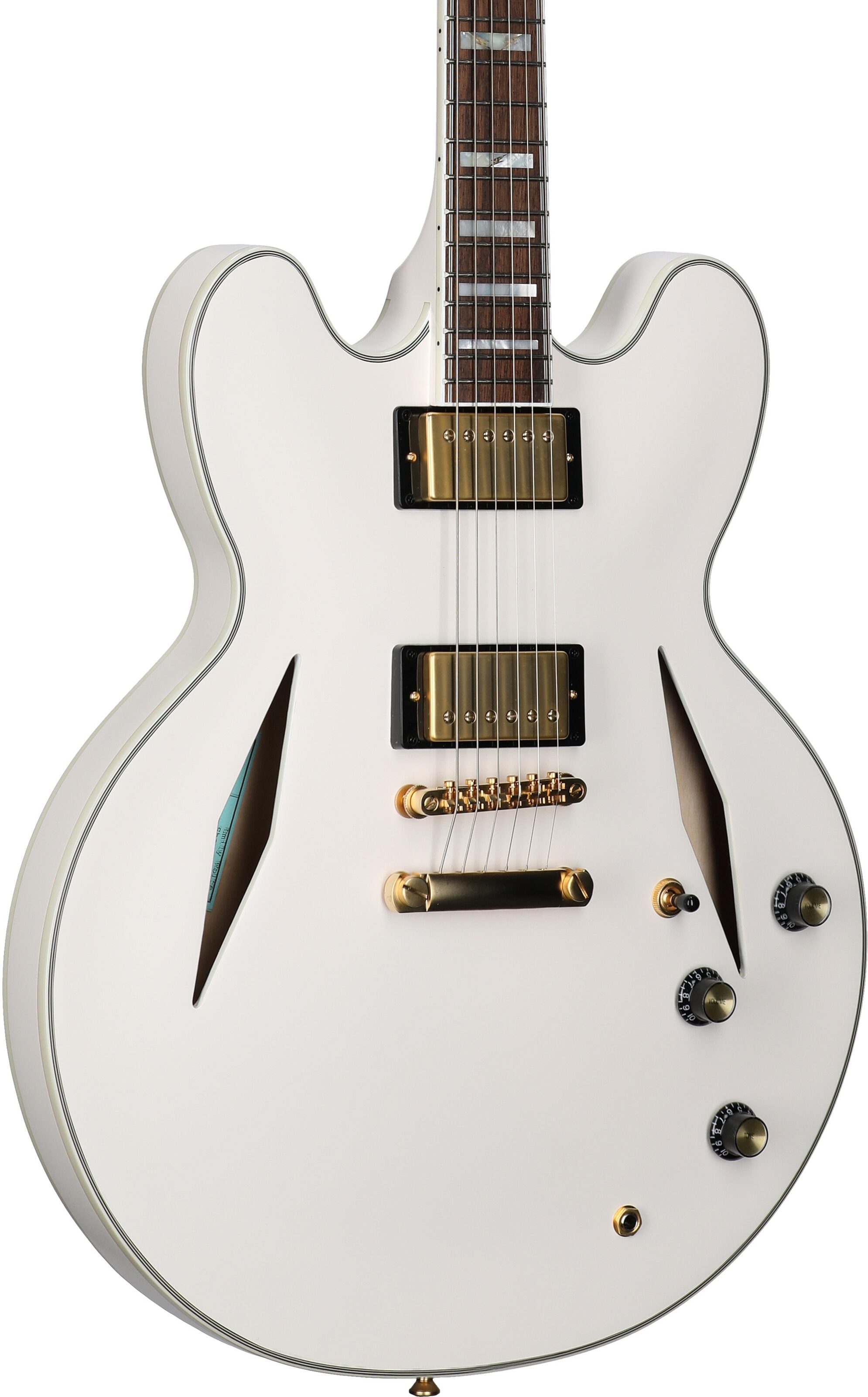 Epiphone Emily Wolfe White Wolfe Sheraton Electric Guitar (with Case) 1 Epiphone Emily Wolfe White Wolfe Sheraton Electric Guitar (with Case)