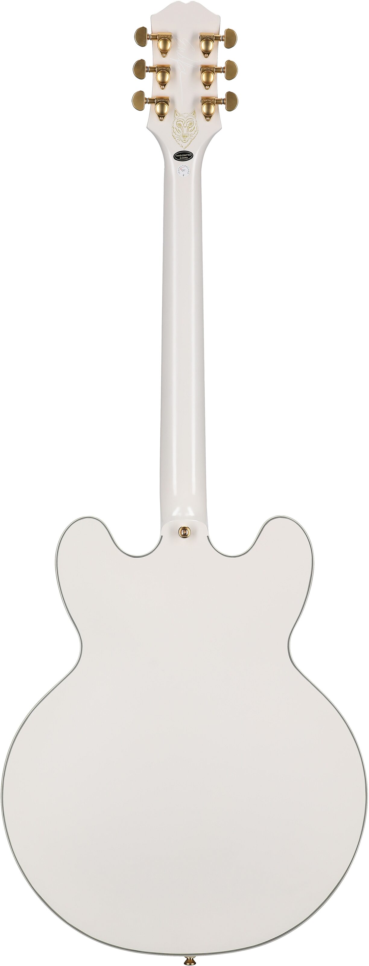 Epiphone Emily Wolfe White Wolfe Sheraton Electric Guitar (with Case) 3 Epiphone Emily Wolfe White Wolfe Sheraton Electric Guitar (with Case)
