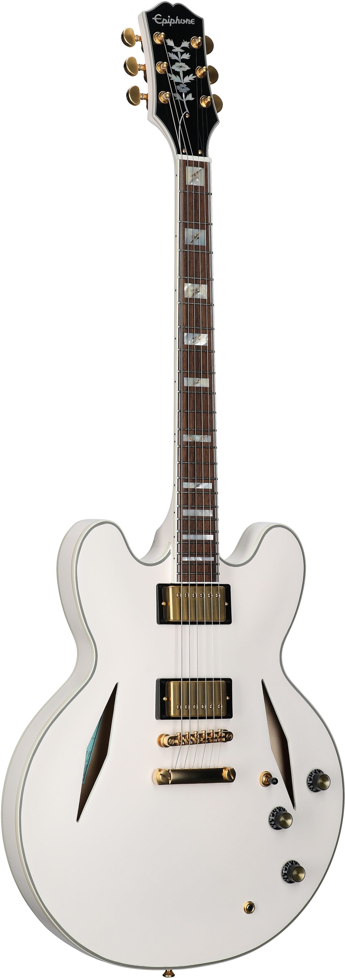 Epiphone Emily Wolfe White Wolfe Sheraton Electric Guitar (with Case) 6 Epiphone Emily Wolfe White Wolfe Sheraton Electric Guitar (with Case)