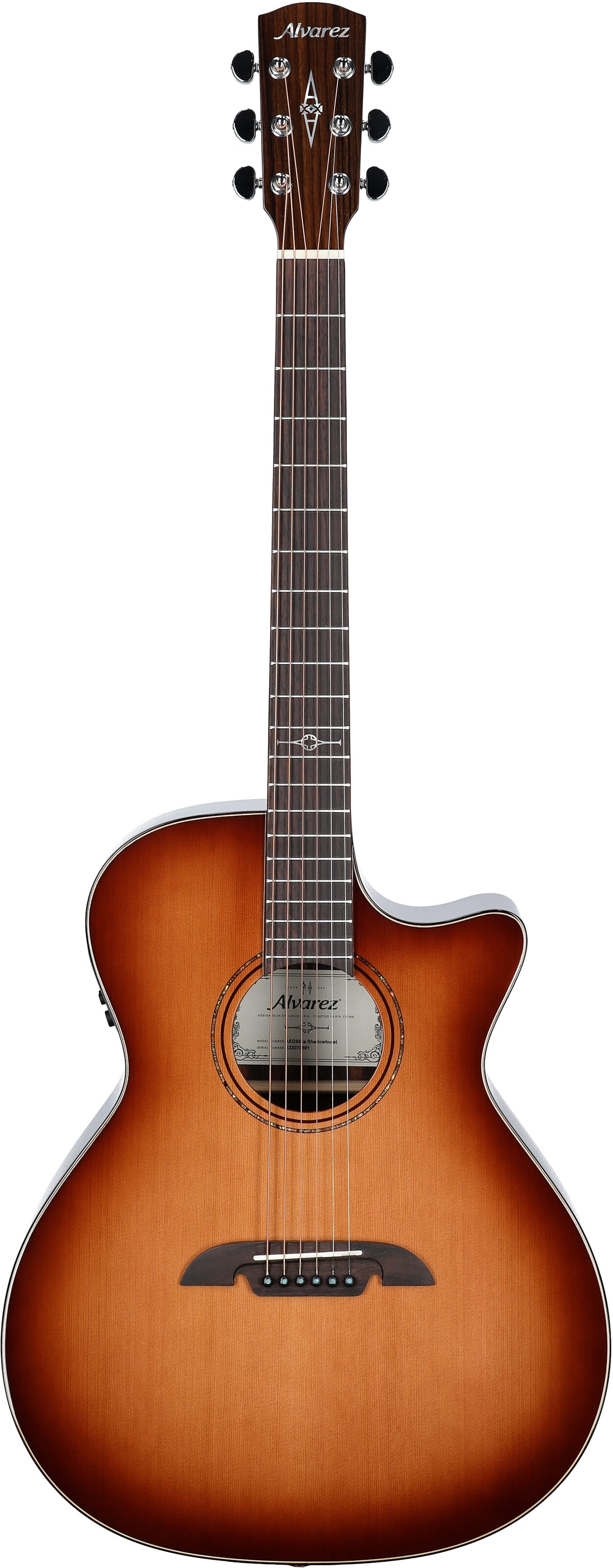 Alvarez AGE95CESHB Artist Elite Grand Auditorium Acoustic-Electric Guitar 2 Alvarez AGE95CESHB Artist Elite Grand Auditorium Acoustic-Electric Guitar
