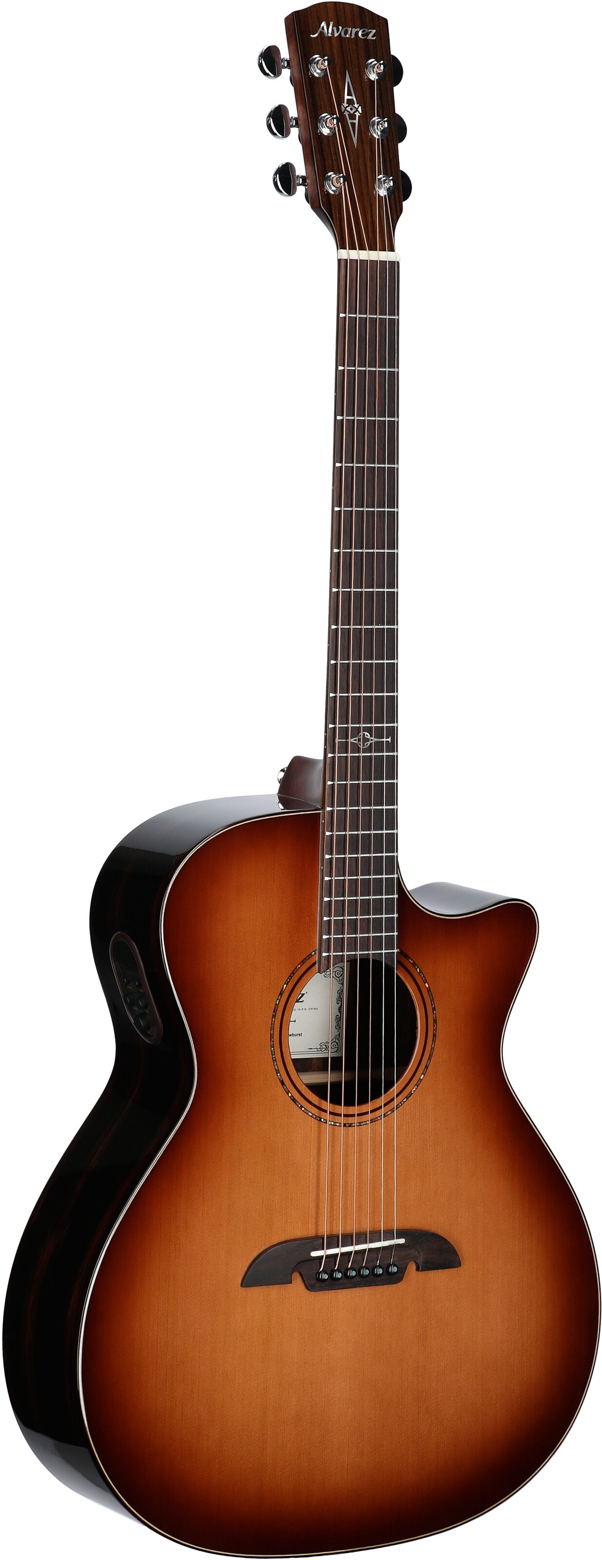 Alvarez AGE95CESHB Artist Elite Grand Auditorium Acoustic-Electric Guitar 6 Alvarez AGE95CESHB Artist Elite Grand Auditorium Acoustic-Electric Guitar
