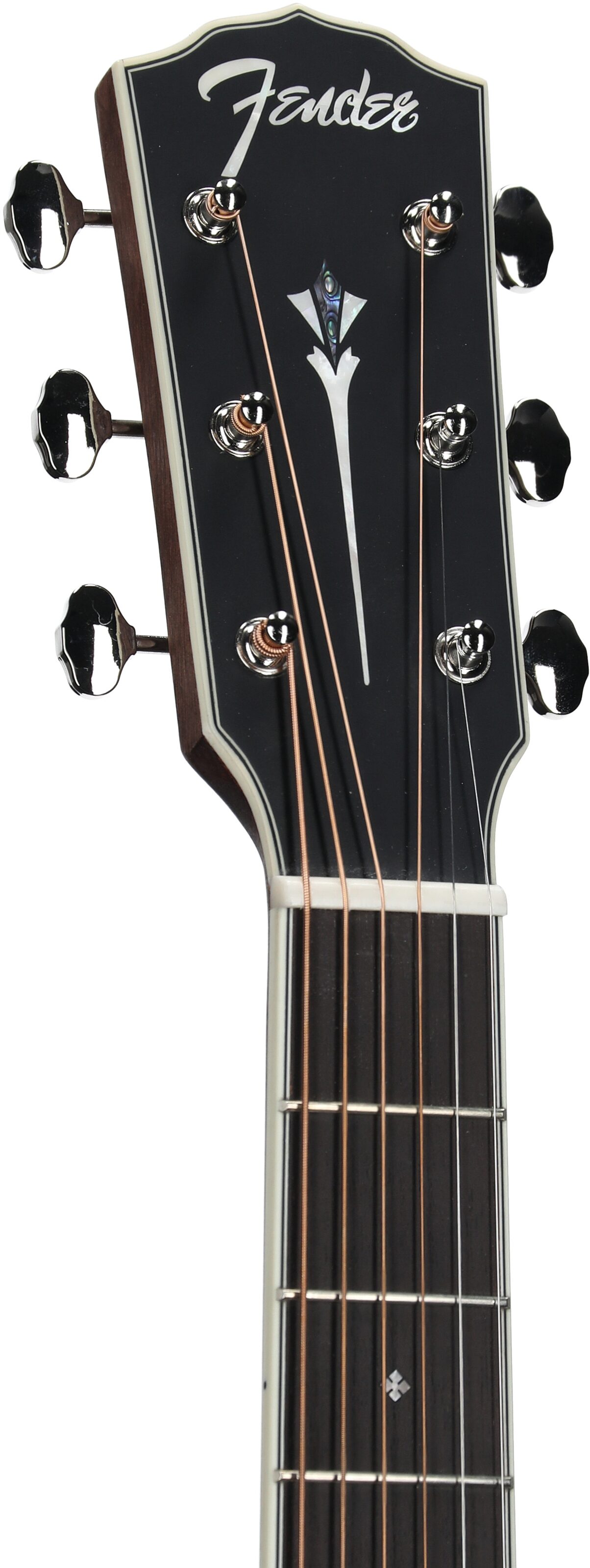 Fender Paramount PS-220E Parlor Acoustic-Electric Guitar (with Case) 4 Fender Paramount PS-220E Parlor Acoustic-Electric Guitar (with Case)