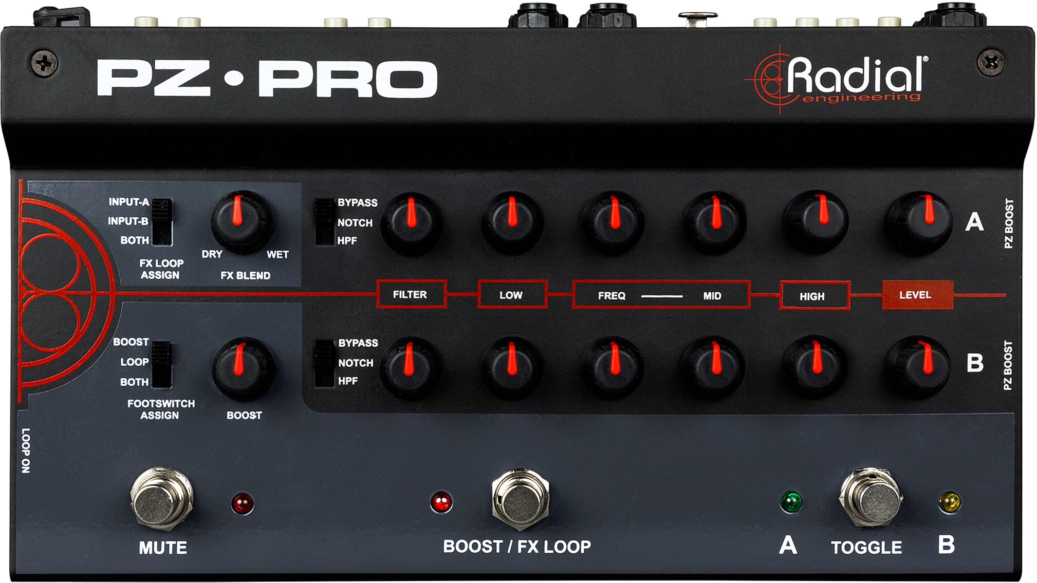 Radial PZ-Pro Dual Channel Acoustic Preamp
