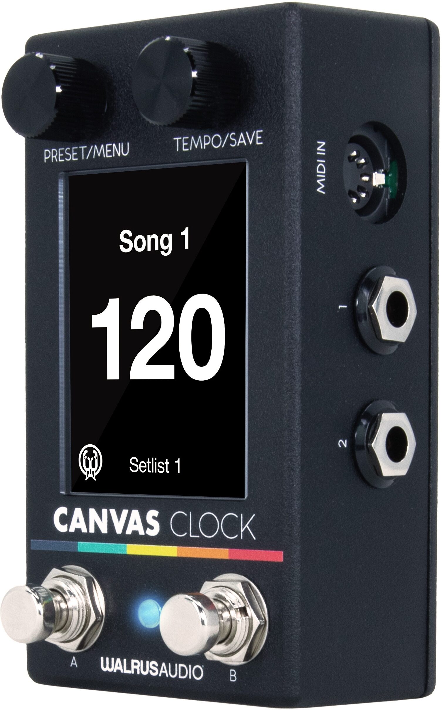 Walrus Audio Canvas Clock MIDI Sync Pedal 1 Walrus Audio Canvas Clock MIDI Sync Pedal