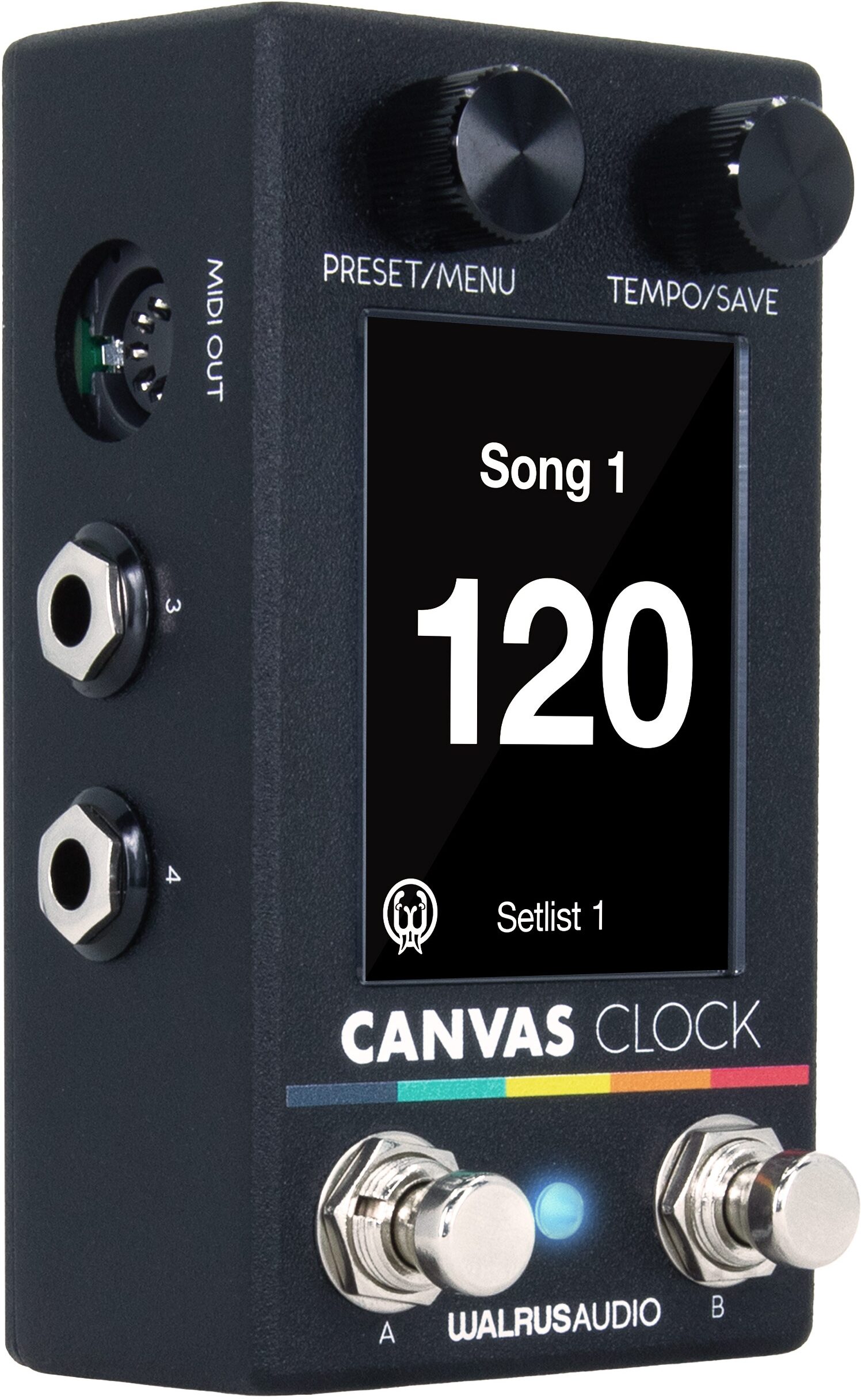Walrus Audio Canvas Clock MIDI Sync Pedal 3 Walrus Audio Canvas Clock MIDI Sync Pedal