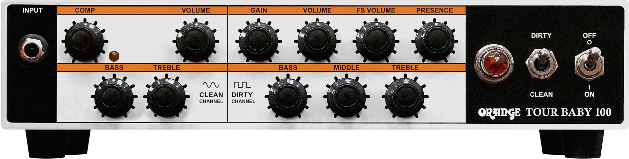 Orange Tour Baby Twin Channel SS Guitar Amplifier Head (100 Watts) 1 Orange Tour Baby Twin Channel SS Guitar Amplifier Head (100 Watts)