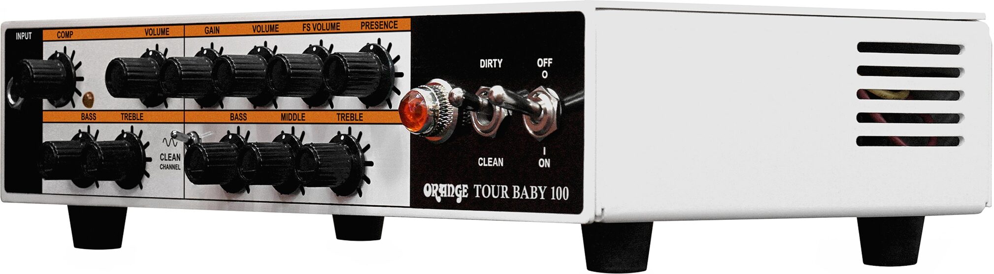 Orange Tour Baby Twin Channel SS Guitar Amplifier Head (100 Watts) 2 Orange Tour Baby Twin Channel SS Guitar Amplifier Head (100 Watts)
