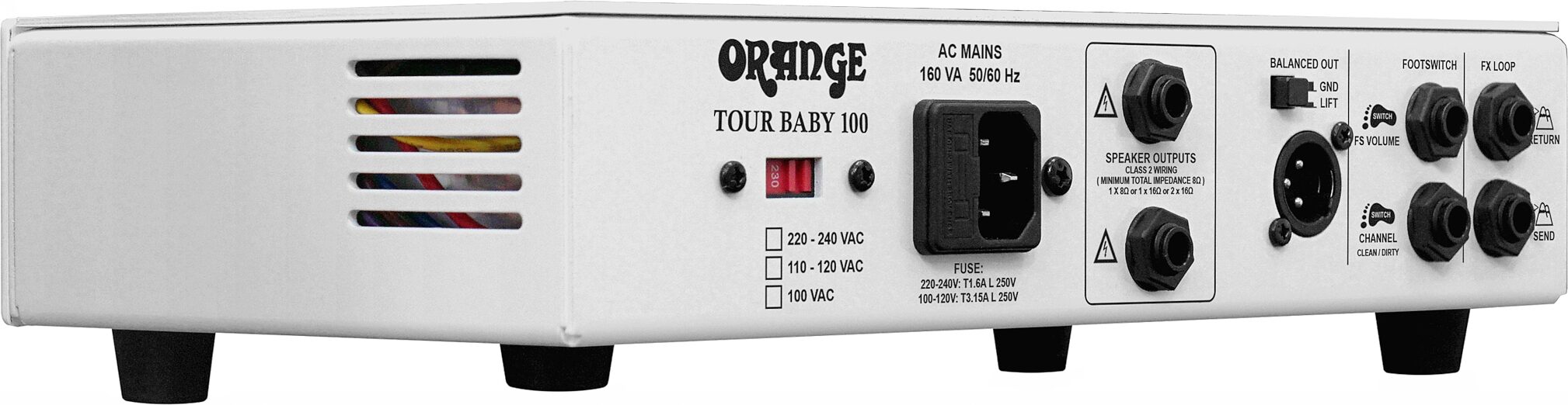 Orange Tour Baby Twin Channel SS Guitar Amplifier Head (100 Watts) 4 Orange Tour Baby Twin Channel SS Guitar Amplifier Head (100 Watts)