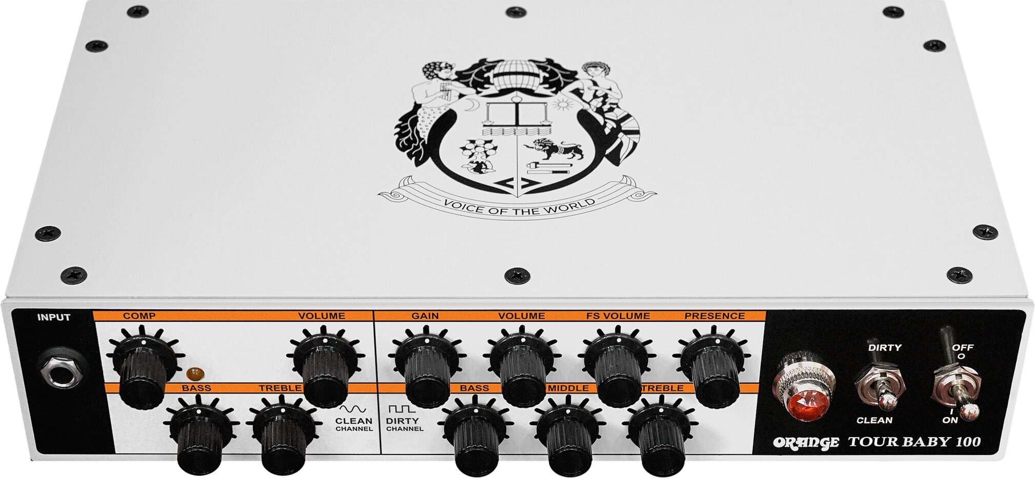 Orange Tour Baby Twin Channel SS Guitar Amplifier Head (100 Watts) 6 Orange Tour Baby Twin Channel SS Guitar Amplifier Head (100 Watts)
