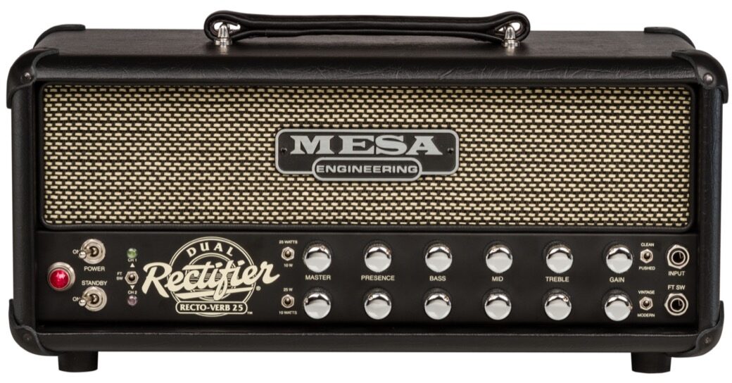 Mesa/Boogie Recto-Verb 25 Tube Guitar Amplifier Head (10/25 Watts) 1 Mesa/Boogie Recto-Verb 25 Tube Guitar Amplifier Head (10/25 Watts)