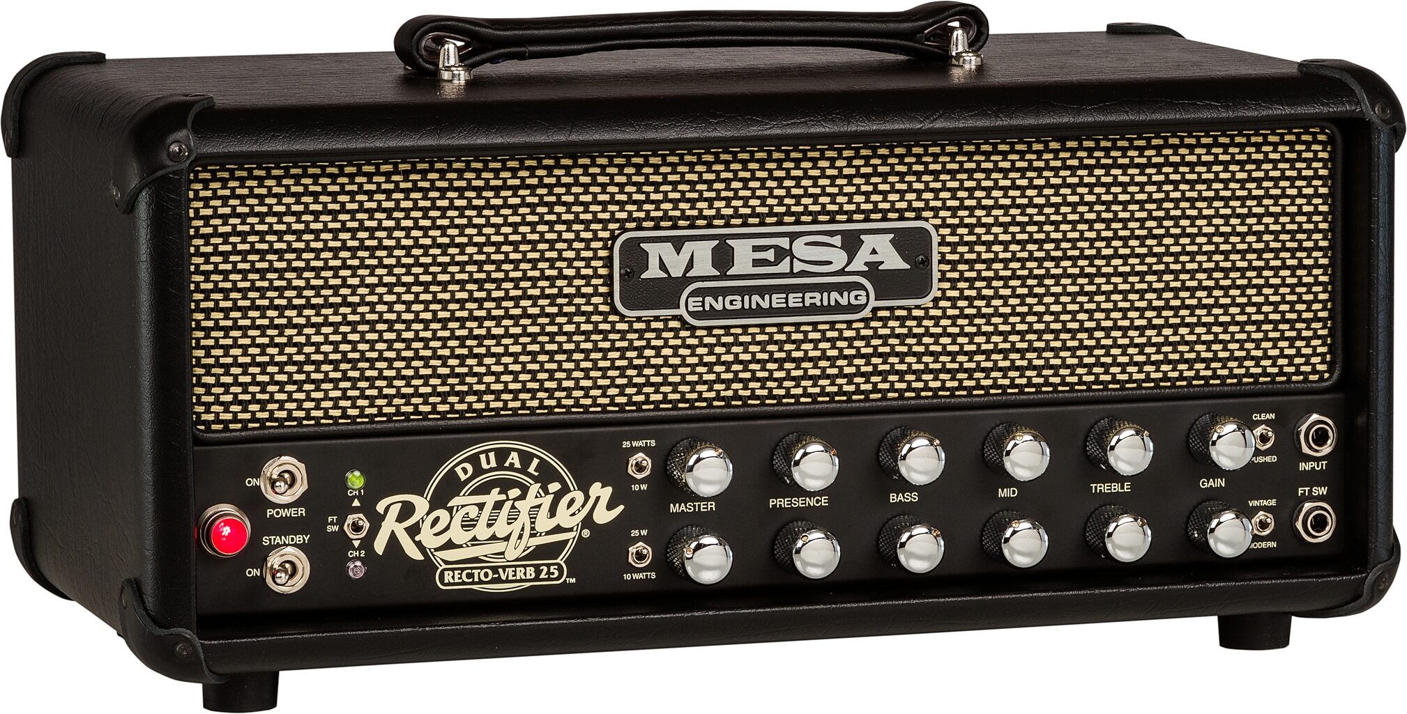 Mesa/Boogie Recto-Verb 25 Tube Guitar Amplifier Head (10/25 Watts) 8 Mesa/Boogie Recto-Verb 25 Tube Guitar Amplifier Head (10/25 Watts)