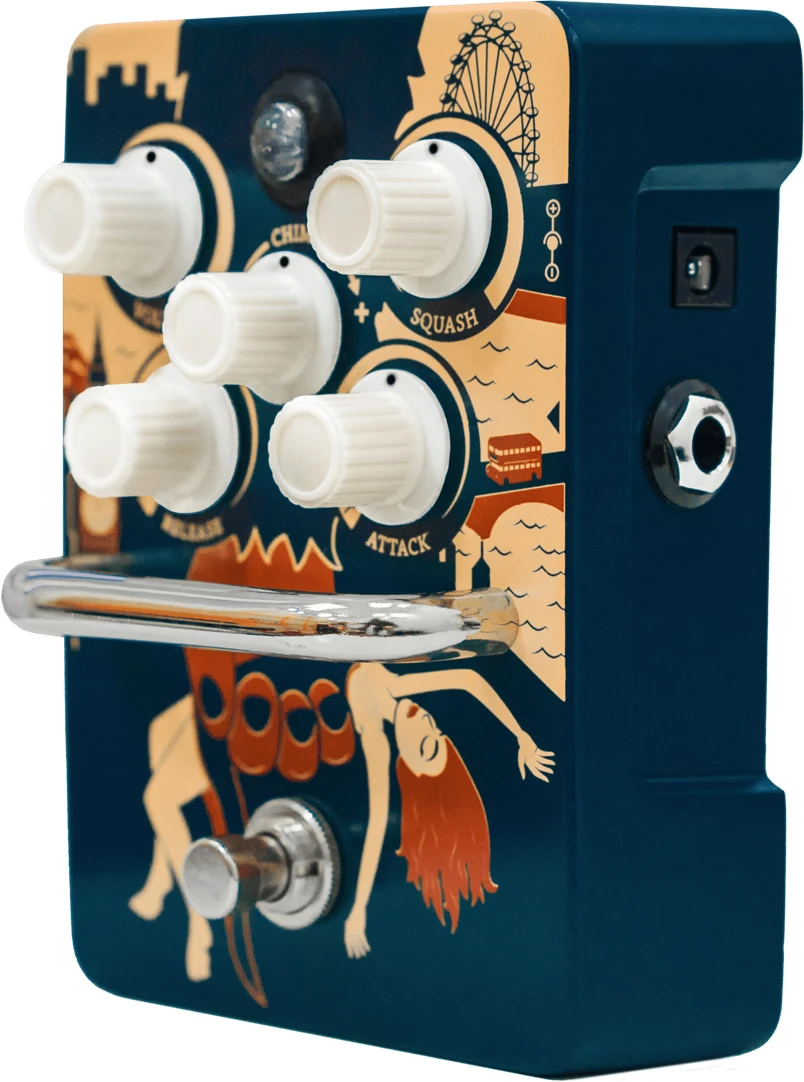 Orange Kongpressor Analog Class A Compression Pedal 2 Orange Kongpressor Analog Class A Compression Pedal