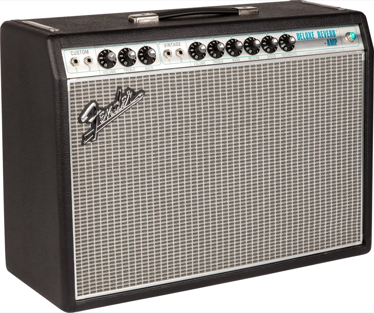 Fender '68 Custom Deluxe Reverb Guitar Combo Amplifier (22 Watts, 1x12") 1 Fender '68 Custom Deluxe Reverb Guitar Combo Amplifier (22 Watts, 1x12")