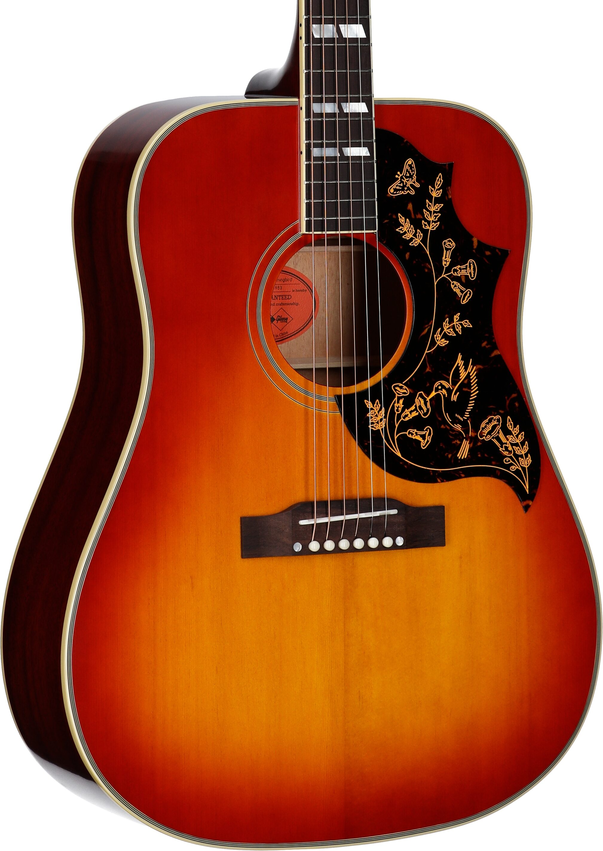Epiphone Inspired by Gibson Custom 1960 Hummingbird Acoustic-Electric Guitar (with Case) 1 Epiphone Inspired by Gibson Custom 1960 Hummingbird Acoustic-Electric Guitar (with Case)