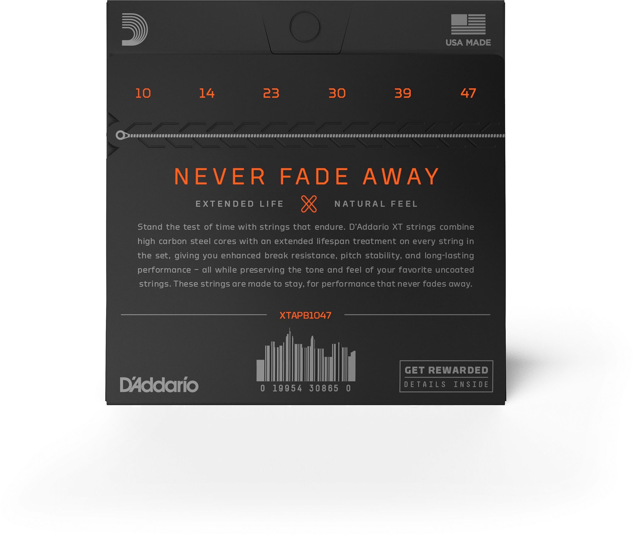 D'Addario XT Phosphor Bronze Acoustic Guitar Strings 3 D'Addario XT Phosphor Bronze Acoustic Guitar Strings