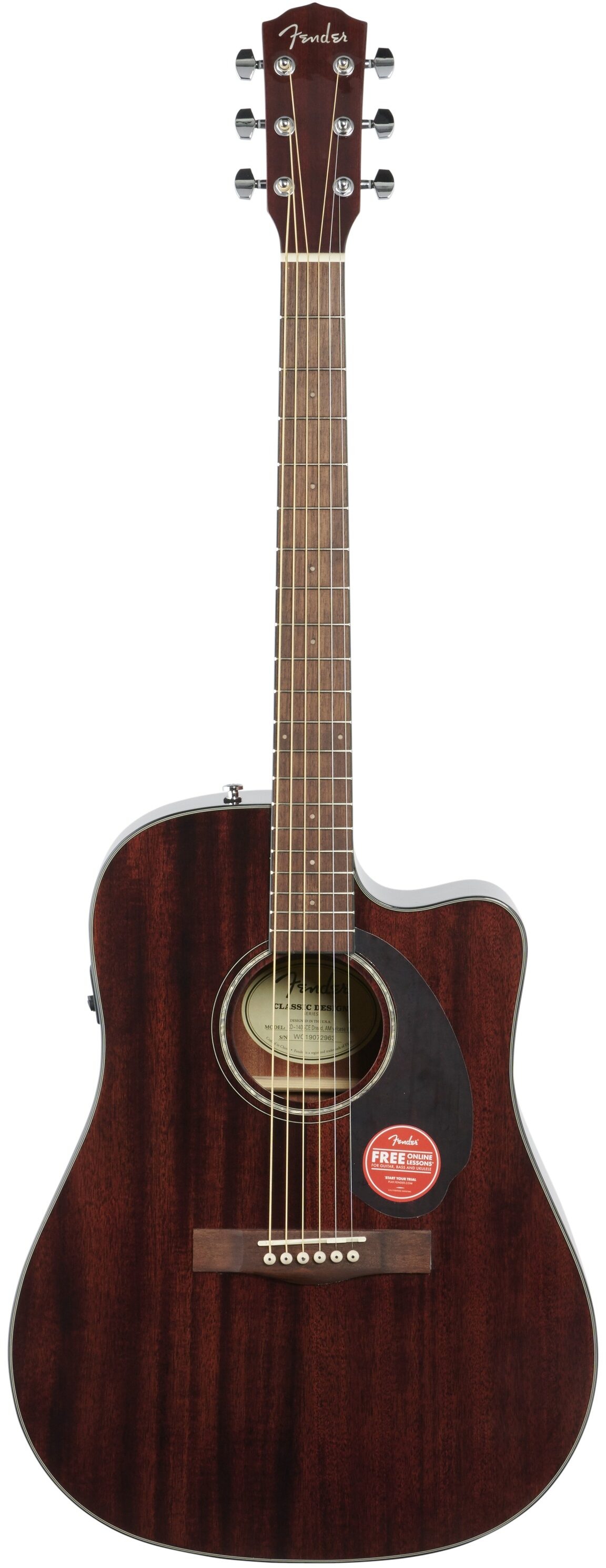 Fender CD-140SCE Dreadnought Acoustic-Electric Guitar, with Walnut Fingerboard (and Case) 2 Fender CD-140SCE Dreadnought Acoustic-Electric Guitar, with Walnut Fingerboard (and Case)