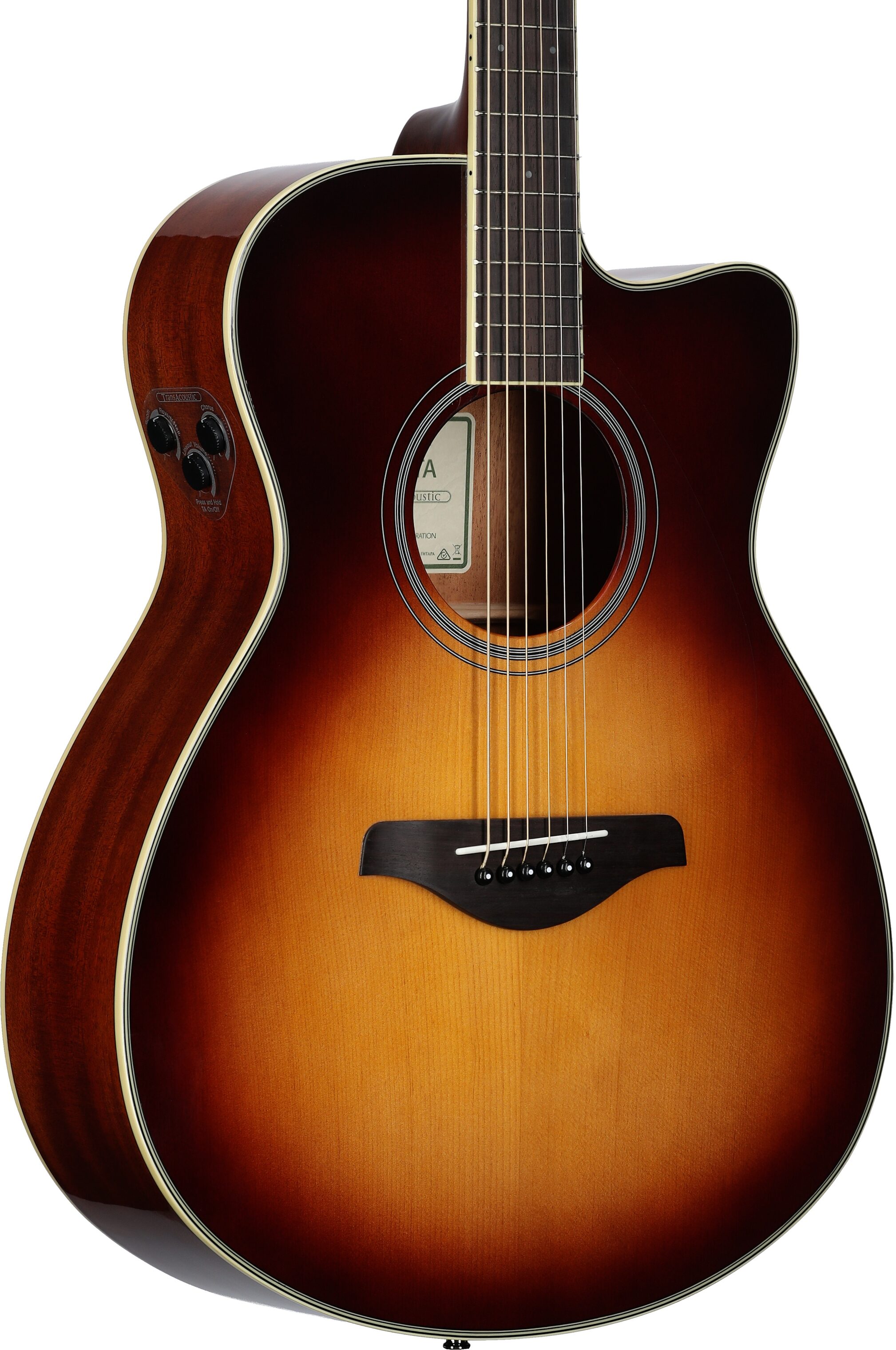 Yamaha FSC-TA Cutaway TransAcoustic Guitar 1 Yamaha FSC-TA Cutaway TransAcoustic Guitar