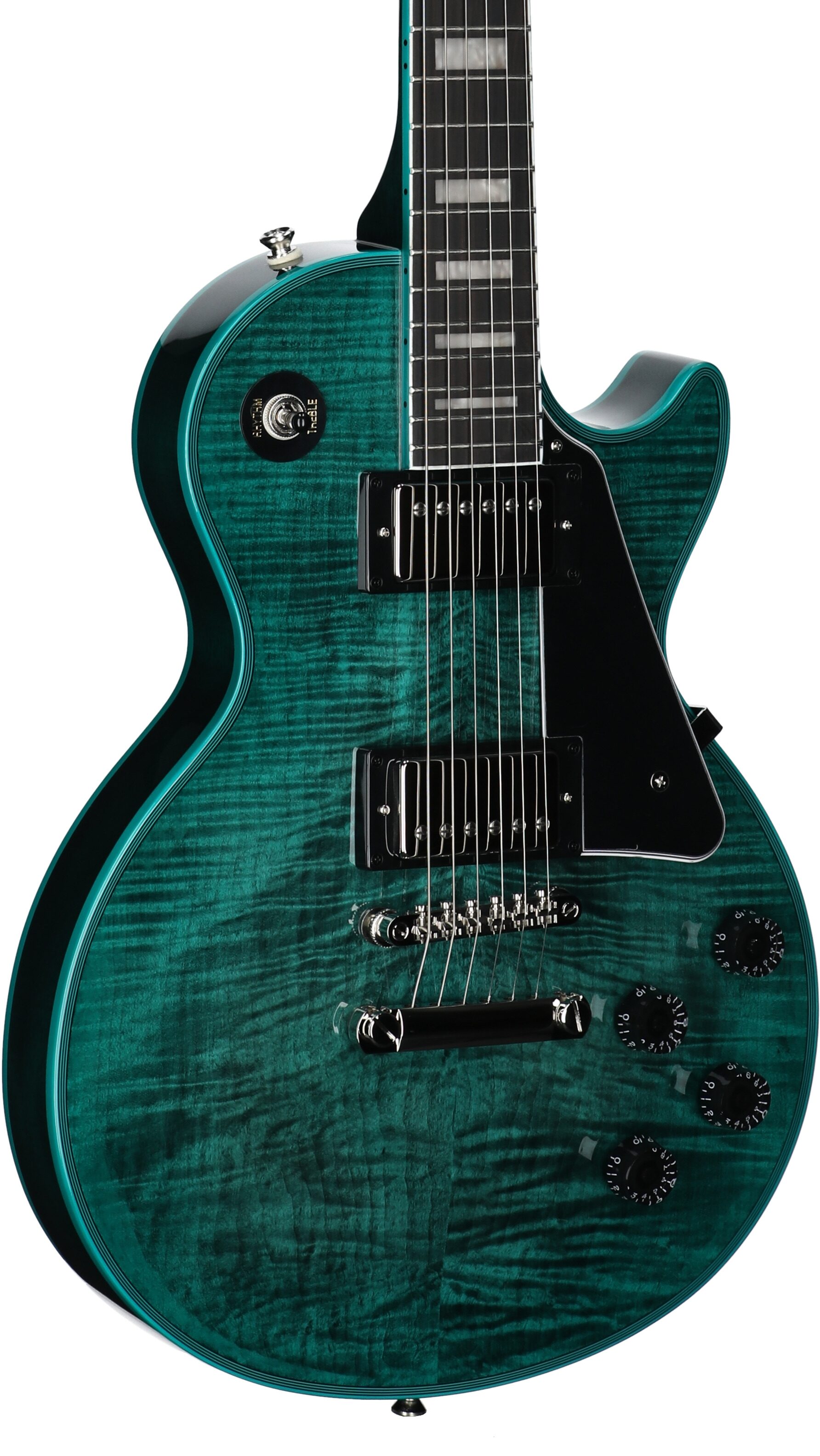 Epiphone Exclusive Inspired by Gibson Les Paul Custom Widow Electric Guitar (with Gig Bag) 3 Epiphone Exclusive Inspired by Gibson Les Paul Custom Widow Electric Guitar (with Gig Bag)