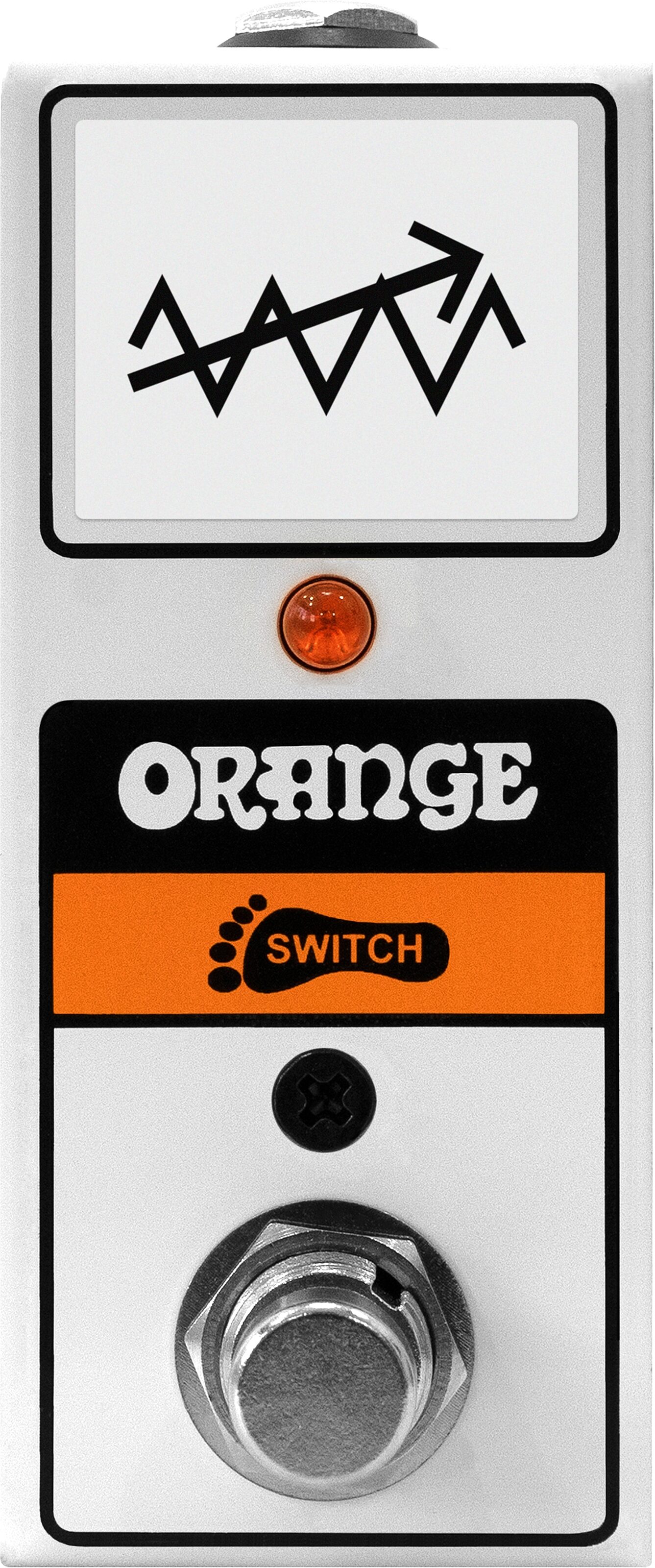 Orange Single Button Mini Footswitch 7 Orange Single Button Mini Footswitch