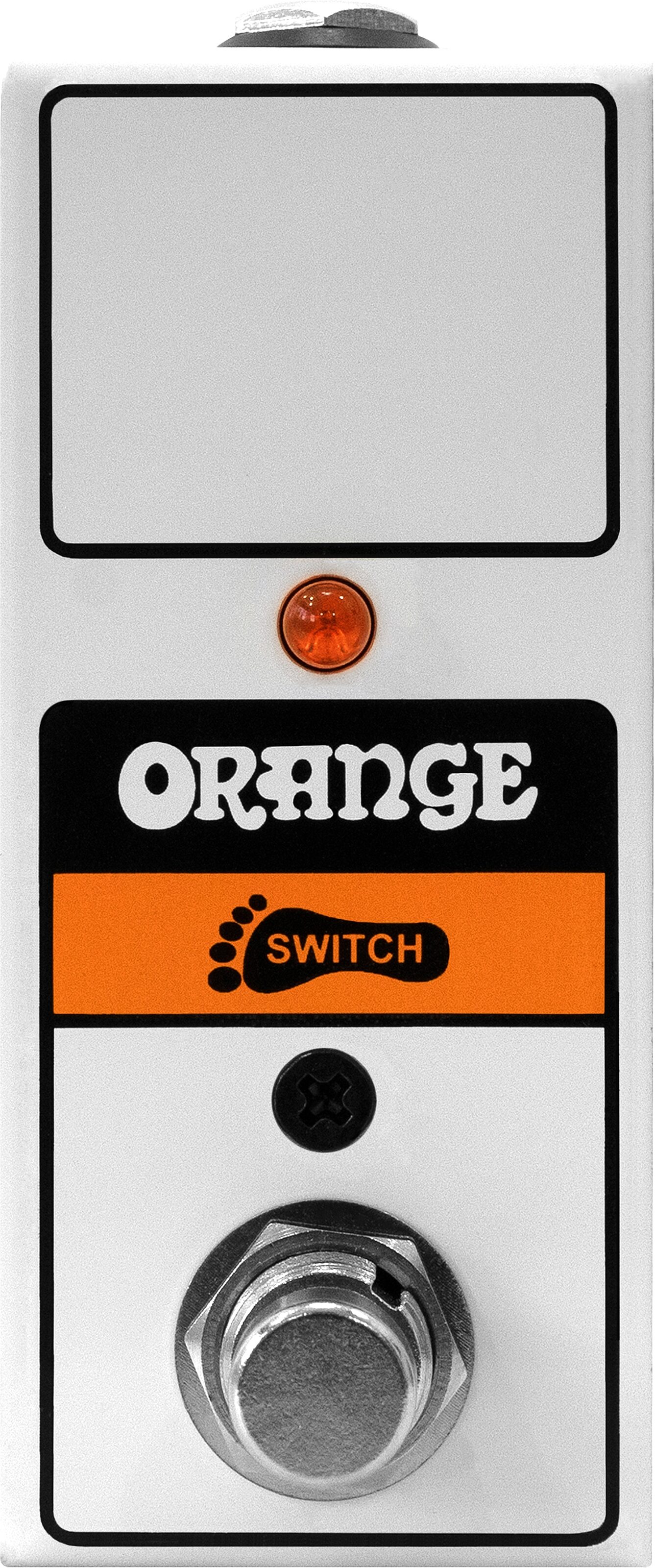 Orange Single Button Mini Footswitch 8 Orange Single Button Mini Footswitch