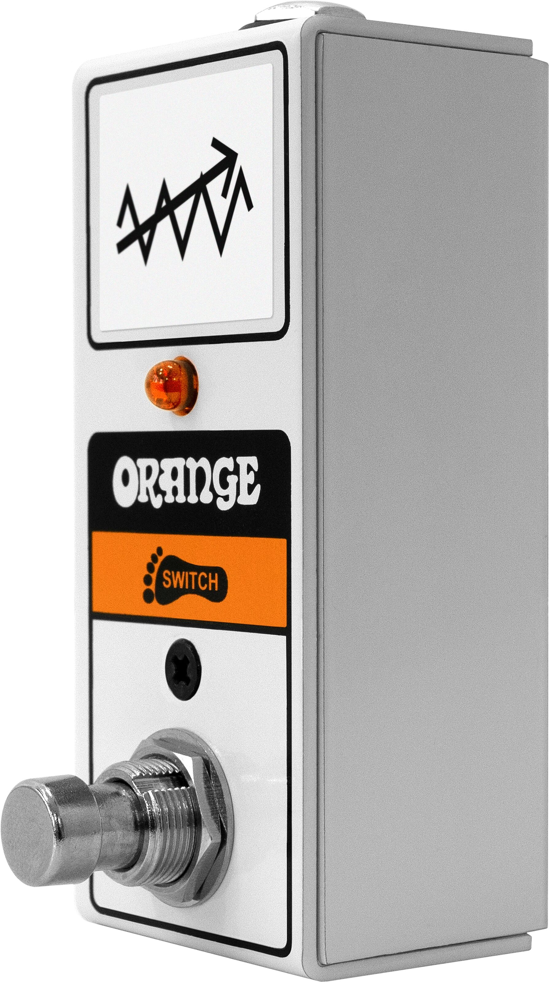 Orange Single Button Mini Footswitch 9 Orange Single Button Mini Footswitch