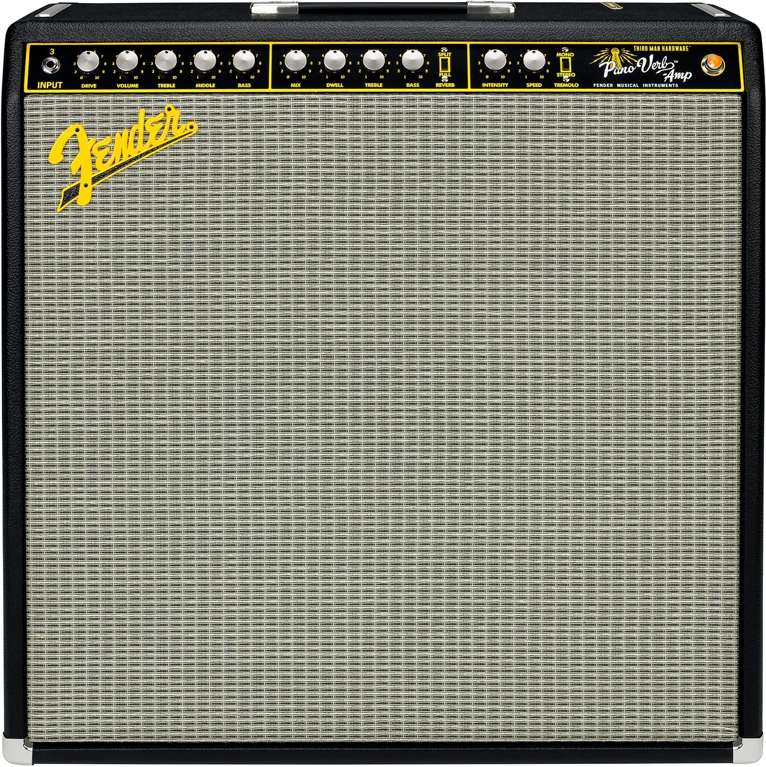 Fender Jack White Pano-Verb Tube Guitar Combo Amplifier (1x15", 1x10", 70 Watts) 1 Fender Jack White Pano-Verb Tube Guitar Combo Amplifier (1x15", 1x10", 70 Watts)