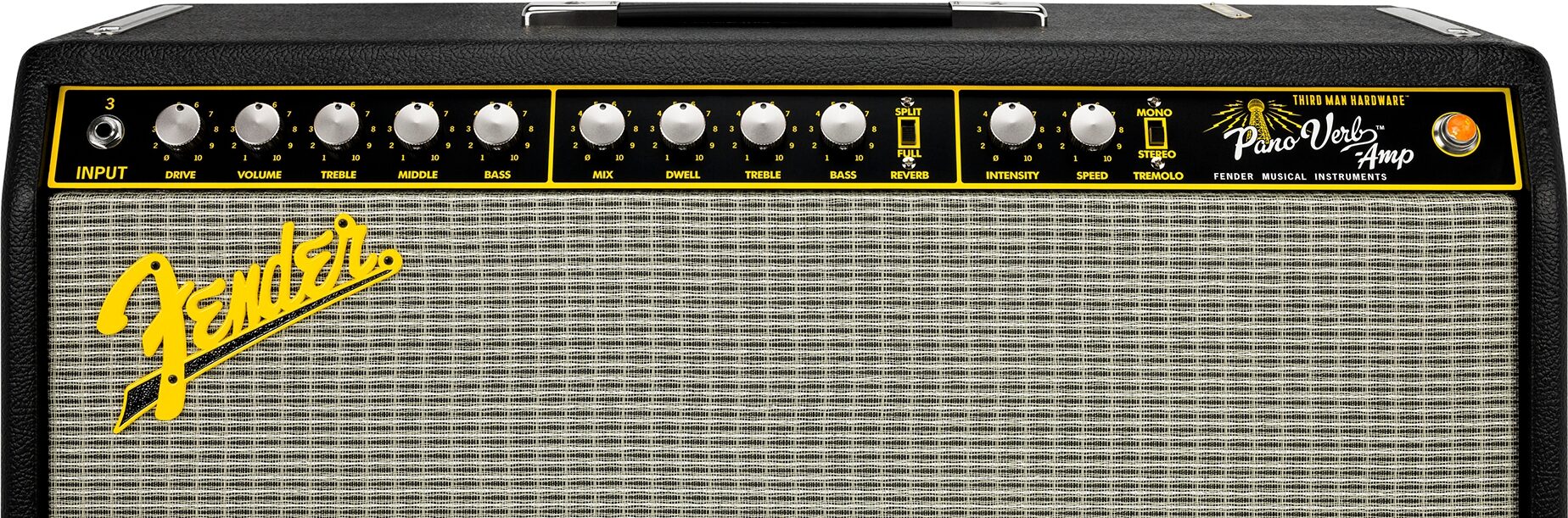 Fender Jack White Pano-Verb Tube Guitar Combo Amplifier (1x15", 1x10", 70 Watts) 3 Fender Jack White Pano-Verb Tube Guitar Combo Amplifier (1x15", 1x10", 70 Watts)