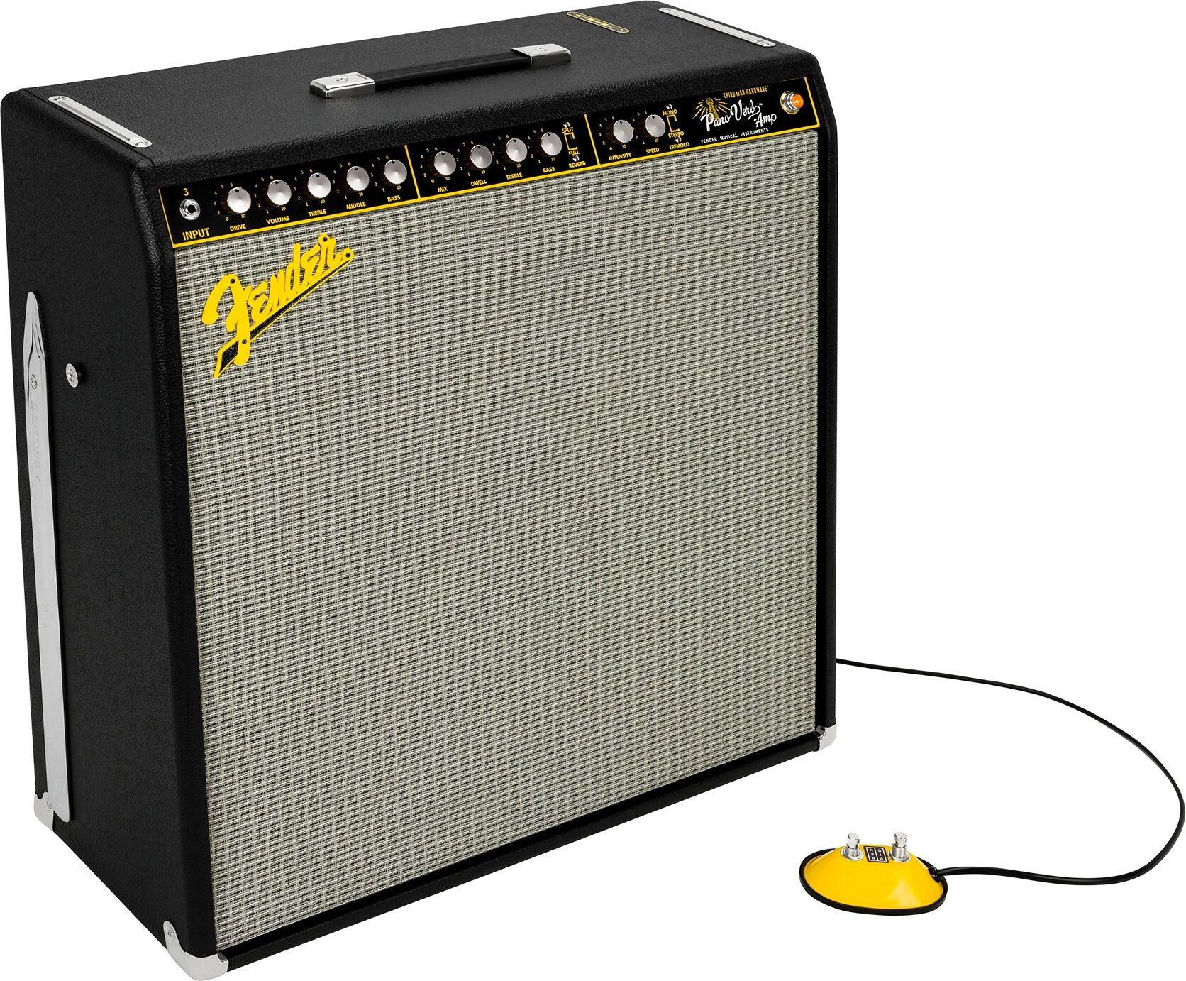 Fender Jack White Pano-Verb Tube Guitar Combo Amplifier (1x15", 1x10", 70 Watts) 5 Fender Jack White Pano-Verb Tube Guitar Combo Amplifier (1x15", 1x10", 70 Watts)