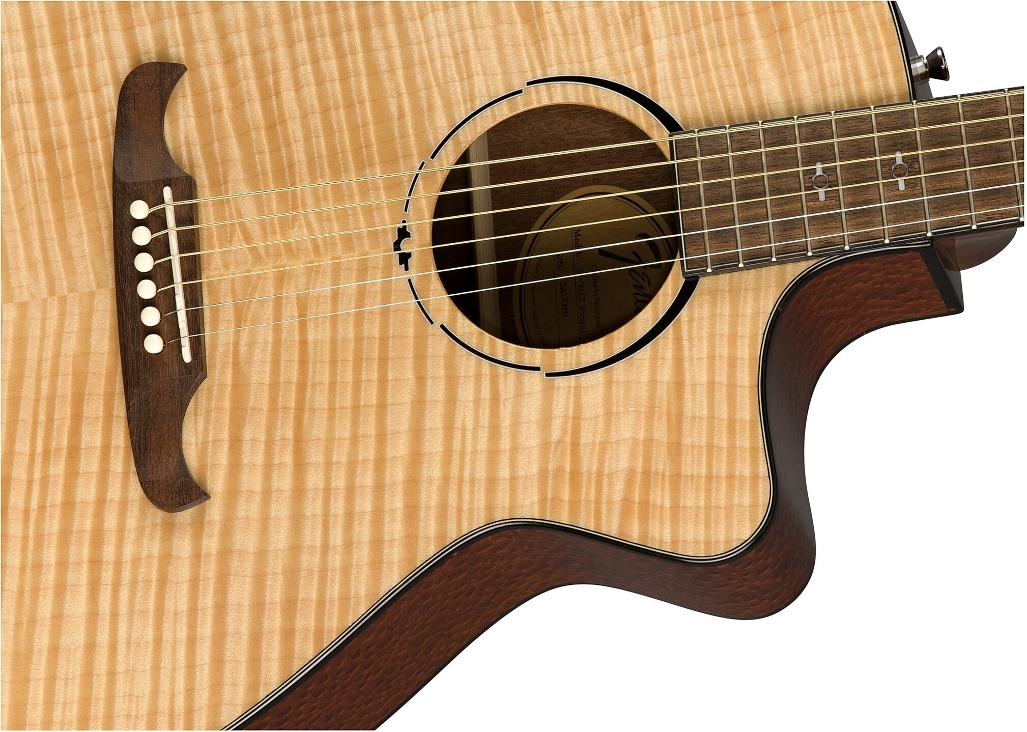 Fender FA-345CE Flame Maple Top Auditorium Acoustic-Electric Guitar 1 Fender FA-345CE Flame Maple Top Auditorium Acoustic-Electric Guitar