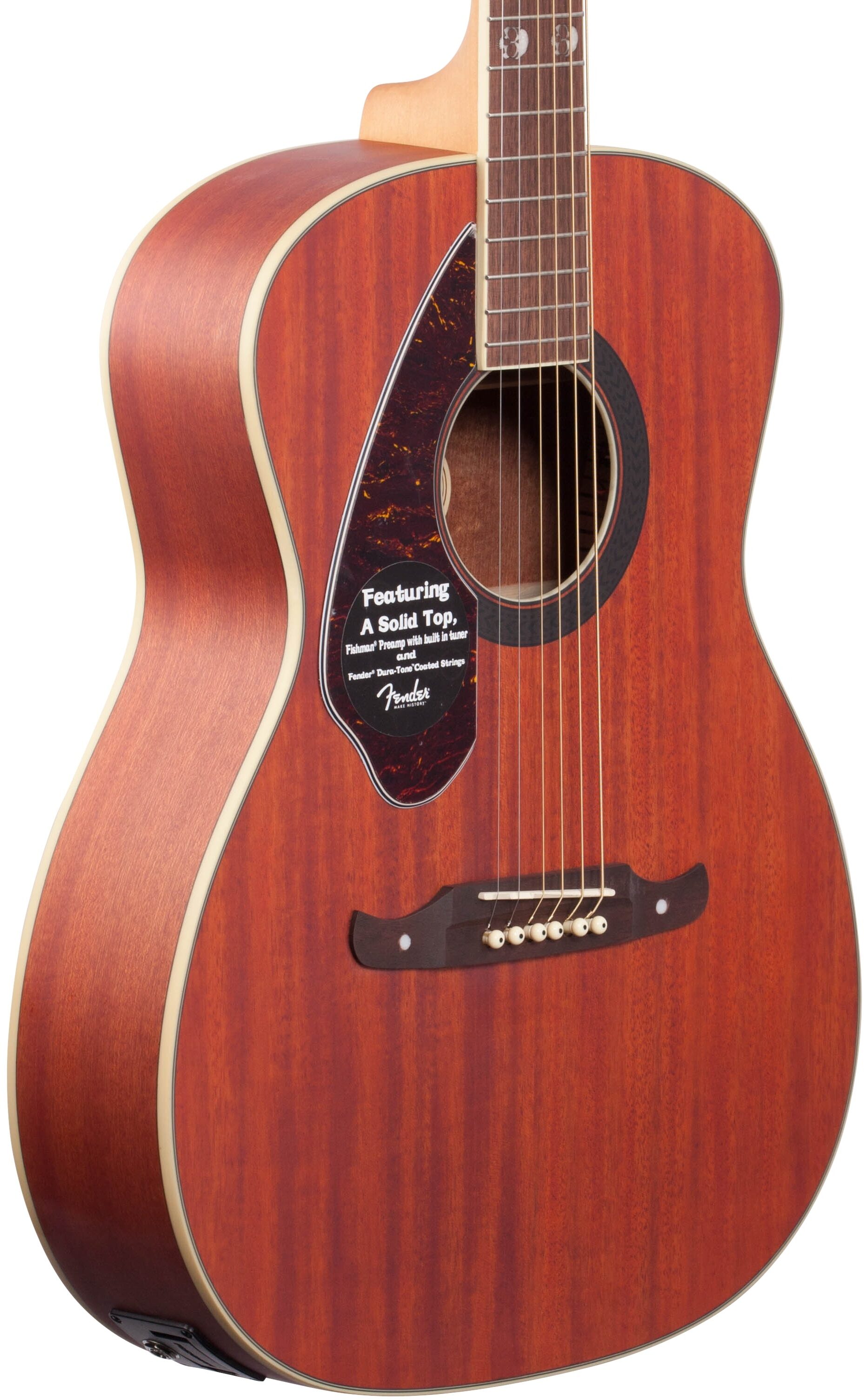 Fender Tim Armstrong Hellcat Acoustic-Electric Guitar, Left-Handed
