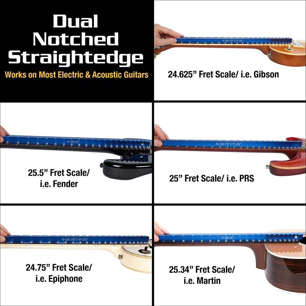 Music Nomad Tri-Beam Straight Edge 3 Music Nomad Tri-Beam Straight Edge