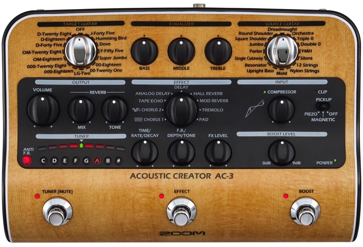 Zoom AC-3 Acoustic Creator Direct Box