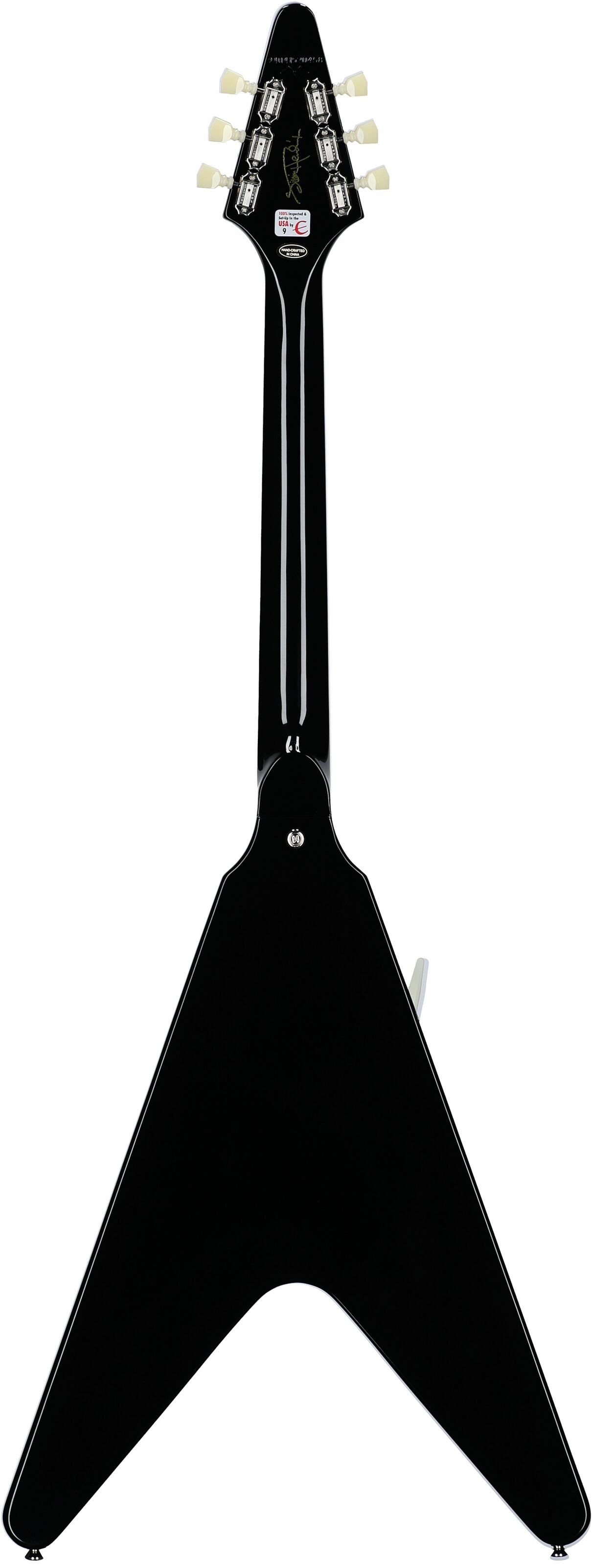 Epiphone Jimi Hendrix "Love Drops" Flying V Electric Guitar, Left-Handed (with Case) 3 Epiphone Jimi Hendrix "Love Drops" Flying V Electric Guitar, Left-Handed (with Case)